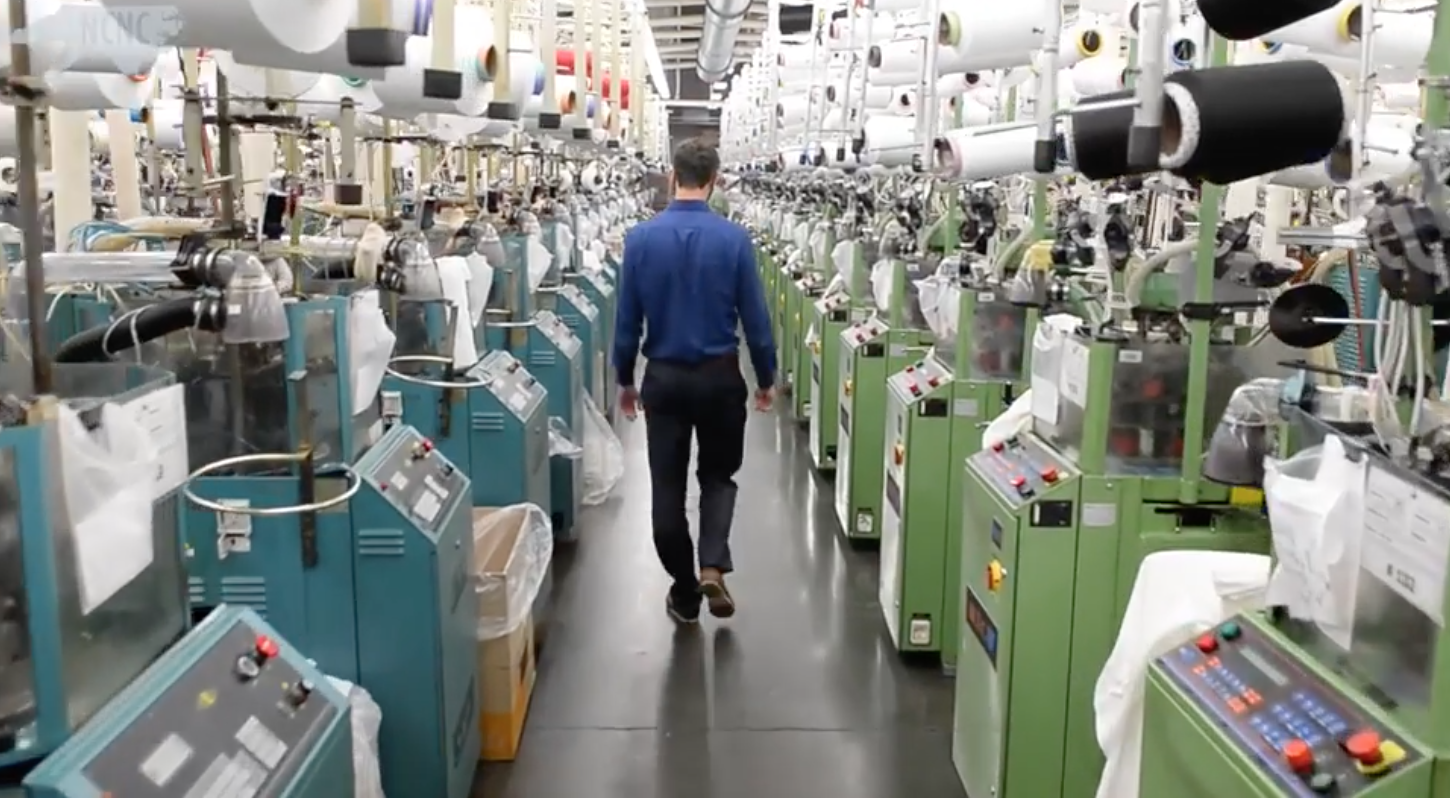 When Jordan Schindler, founder and CEO of Nufabrx, noticed his textile business slowing down because of the pandemic, his team developed a microbial mask to save jobs and help the community. Then the federal government put in an order. Video by Jeff Siner. When Jordan Schindler, founder and CEO of Nufabrx, noticed his textile business slowing down because of the pandemic, his team developed a microbial mask to save jobs and help the community. Then the federal government put in an order. Video by Jeff Siner.