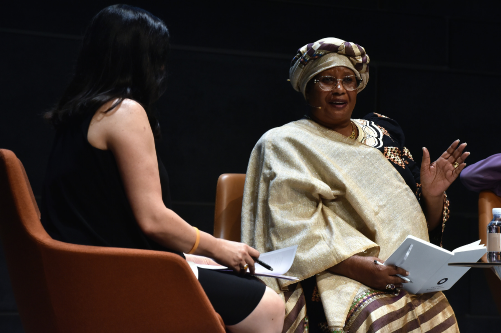 Former President of Malawi Joyce Banda emphasizes that women and young people are the strength of democracy in Africa. Denmark, 2019. Former President of Malawi Joyce Banda emphasizes that women and young people are the strength of democracy in Africa. Denmark, 2019.
