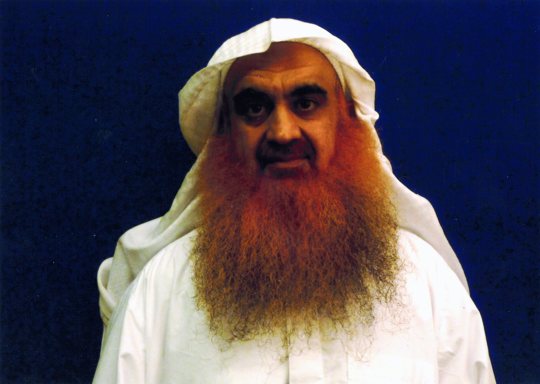 Khalid Shaikh Mohammed, who is accused of being the mastermind of the Sept. 11 attacks, in an image provided by his defense lawyers. United States, 2019. Khalid Shaikh Mohammed, who is accused of being the mastermind of the Sept. 11 attacks, in an image provided by his defense lawyers. United States, 2019.