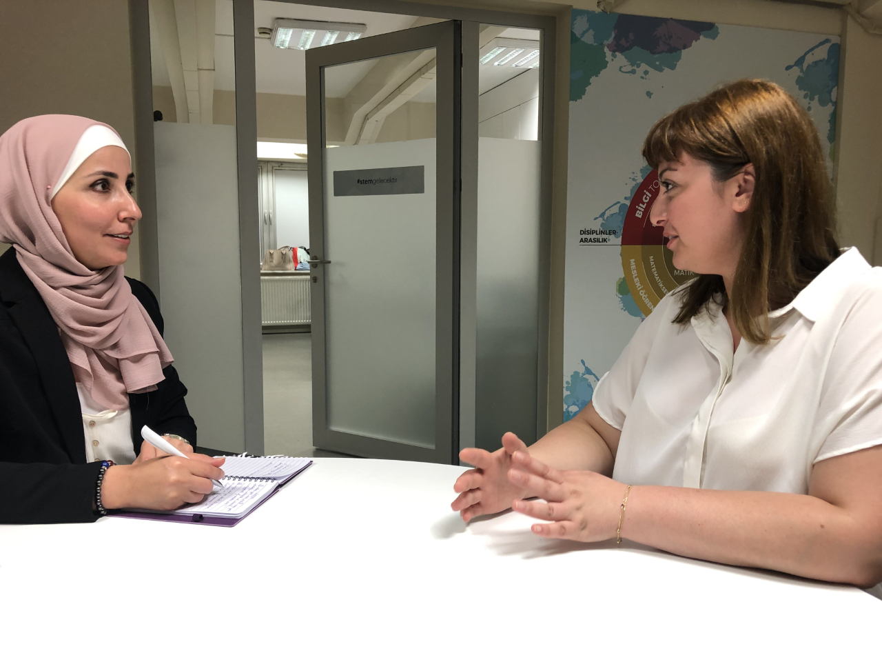 Ayse Gul Celenk, project manager at Bahcesehir University Istanbul. Image by Nageen Asi. Turkey, 2019. Ayse Gul Celenk, project manager at Bahcesehir University Istanbul. Image by Nageen Asi. Turkey, 2019.