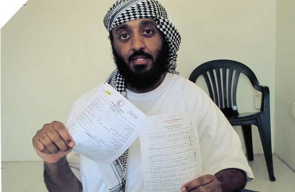 Ramzi bin al-Shibh at Guantánamo Bay, in an image provided by his defense lawyers. United States, 2019. Ramzi bin al-Shibh at Guantánamo Bay, in an image provided by his defense lawyers. United States, 2019.