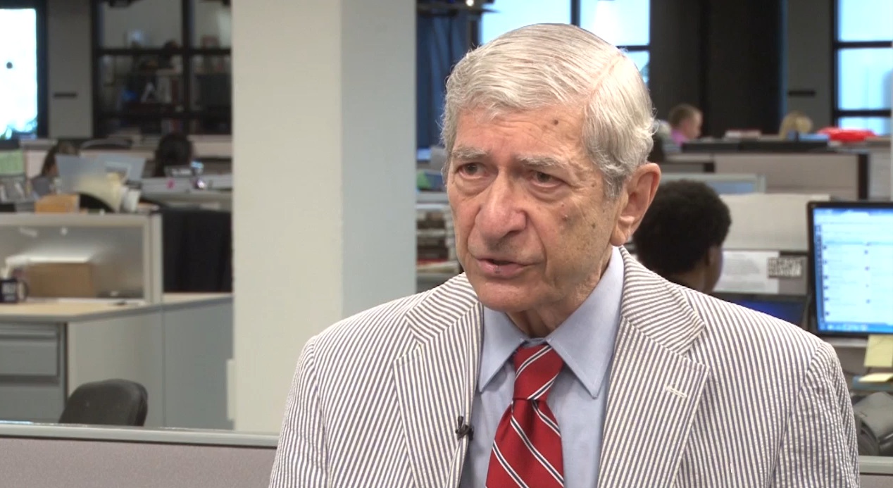 Marvin Kalb, in-residence senior adviser. Image from Politico. Media file: marvinkojo.jpg