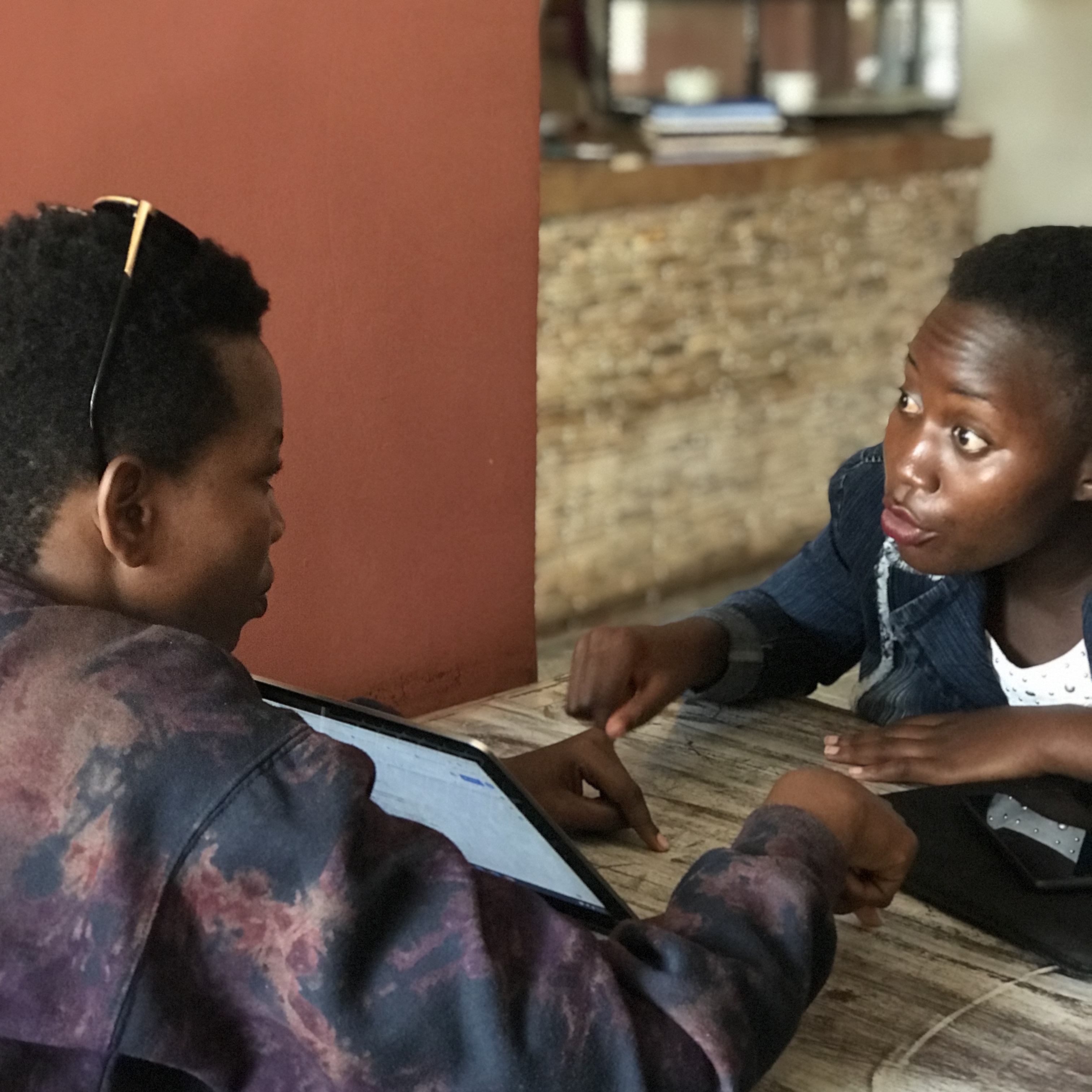 Benjamin Betty (left) and Nakaziba Sumaya are part of the larger female-led movement to end sexual violence in Uganda. Image by Keishi Foecke. Uganda, 2019. Benjamin Betty (left) and Nakaziba Sumaya are part of the larger female-led movement to end sexual violence in Uganda. Image by Keishi Foecke. Uganda, 2019.