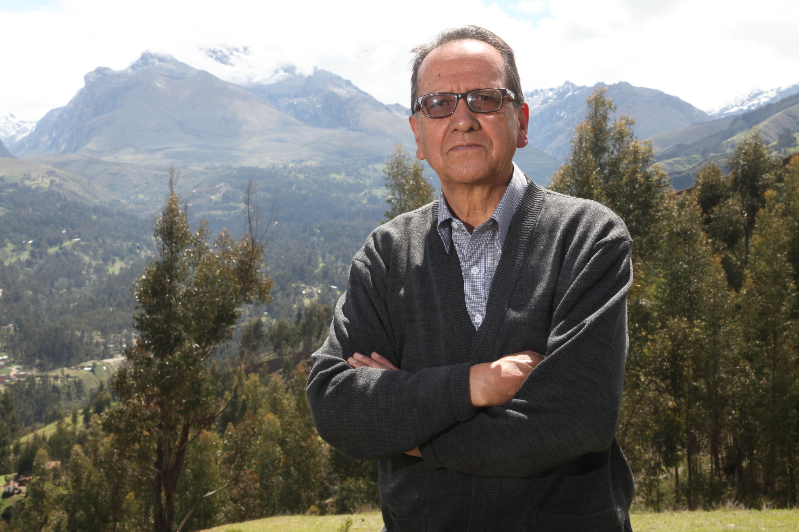 Glaciologist and engineer César Portocarrero in Huaraz, Peru, where he has lived for the last 47 years. Image by Chrisitan Osés. Peru, 2017. Glaciologist and engineer César Portocarrero in Huaraz, Peru, where he has lived for the last 47 years. Image by Chrisitan Osés. Peru, 2017.