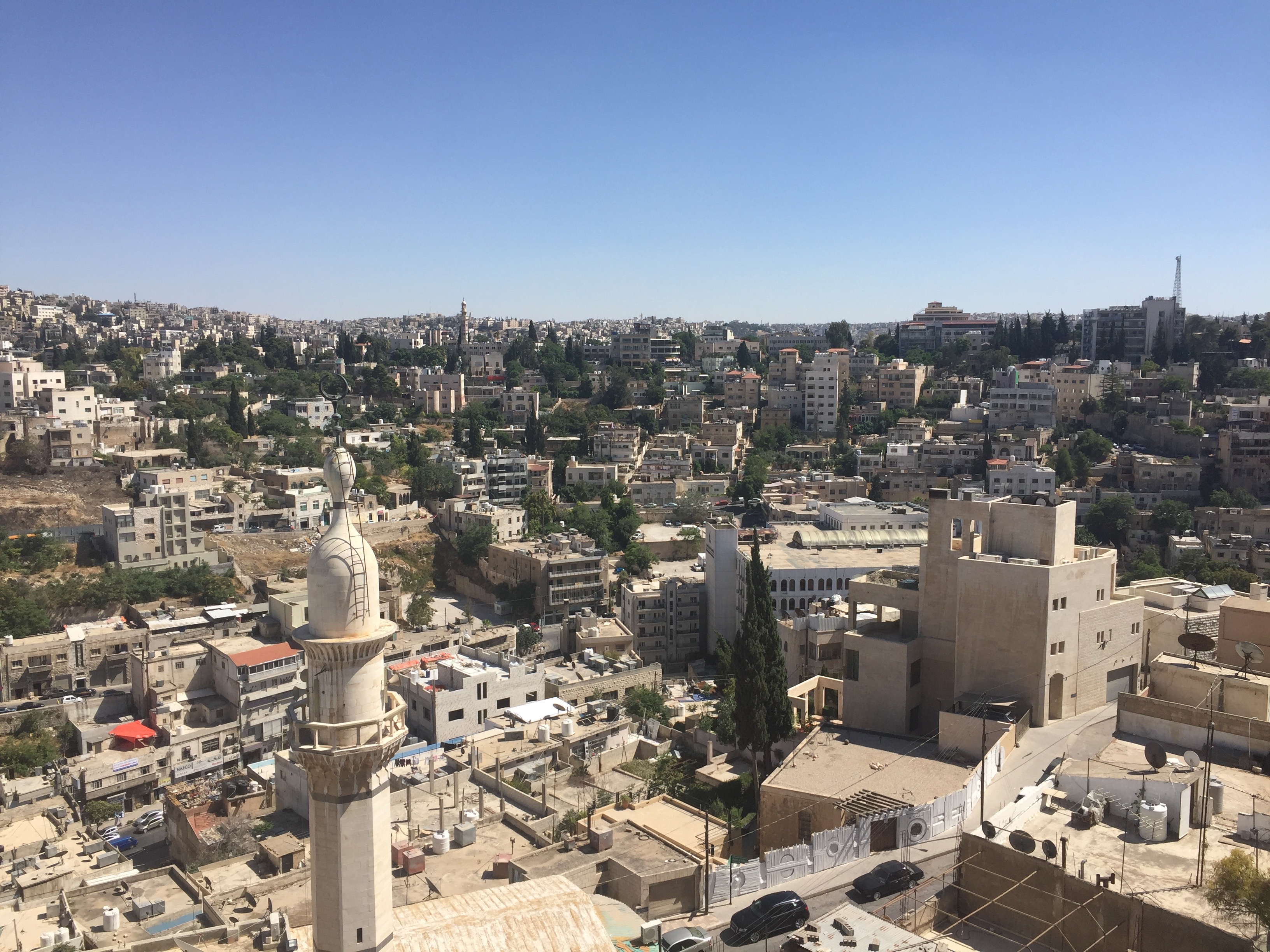 Almost 85 percent of Syrian refugees in Jordan live outside the country's refugee camps, in urban areas such as Amman. Delivering services to this dispersed and sometimes hidden community remains a constant challenge. Image by Rachel Townzen. Jordan, 2016. Almost 85% of Syrian refugees in Jordan live outside the country's refugee camps, in urban areas such as Amman. Delivering services to this dispersed and sometimes hidden community remains a constant challenge. Image by Rachel Townzen. Jordan, 2016.