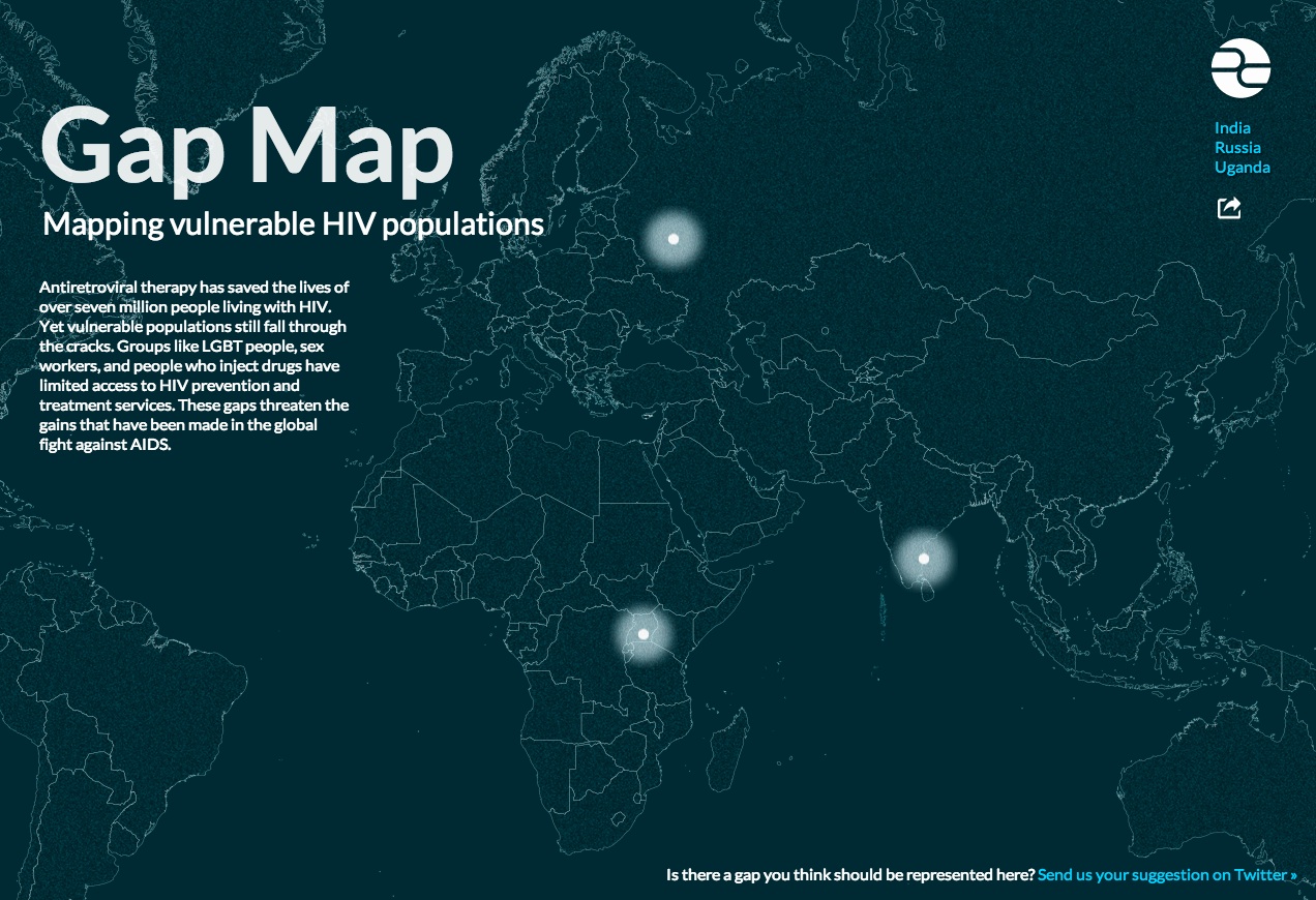 View the Gap Map. Media file: gapmap_landing.jpg