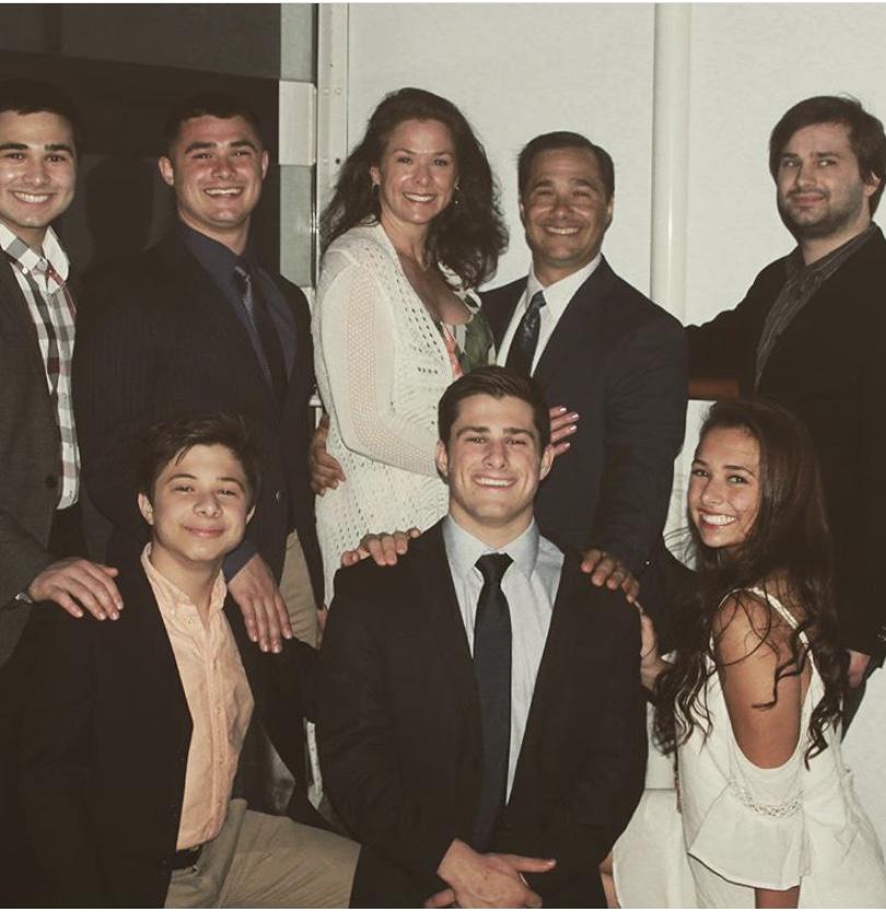 Anthony D'Angelo (center) and his family. Image courtesy of Anthony D'Angelo. Anthony D'Angelo (center) and his family. Image courtesy of Anthony D'Angelo.