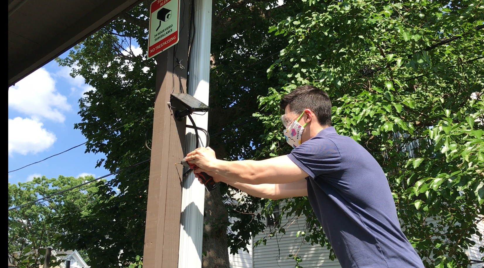 Doug Quattrochi, pictured installing solar panels, runs MassLandlords.net, the largest nonprofit for owners and managers of Massachusetts residential real estate. Image courtesy of Doug Quattrochi. United States, 2020. Doug Quattrochi, pictured installing solar panels, runs MassLandlords.net, the largest nonprofit for owners and managers of Massachusetts residential real estate. Image courtesy of Doug Quattrochi. United States, 2020.