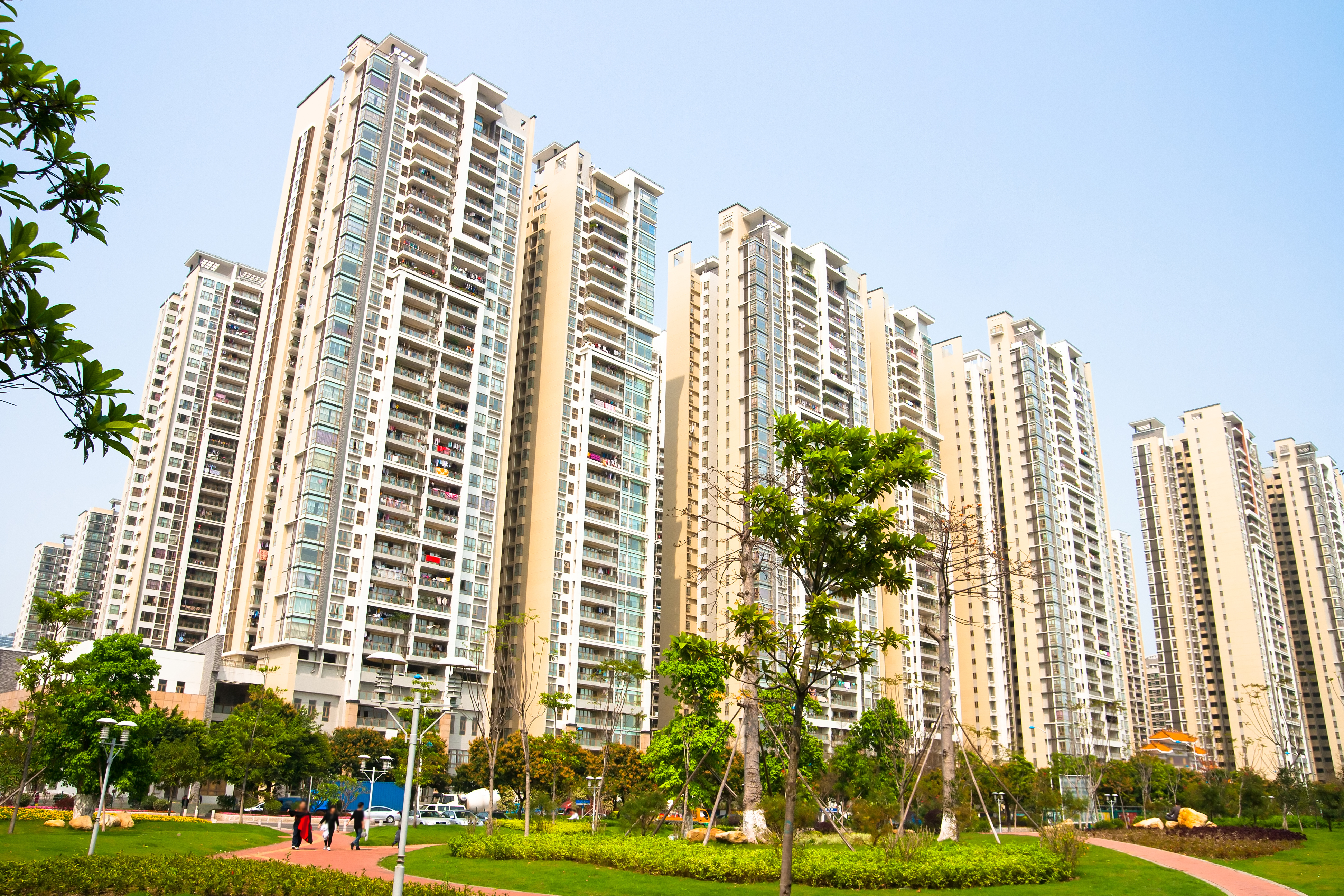 Residential apartments in Guangzhou, China. Image by GuoZhongHua / Shutterstock. China, undated. Residential apartments in Guangzhou, China. Image by GuoZhongHua / Shutterstock. China, undated.