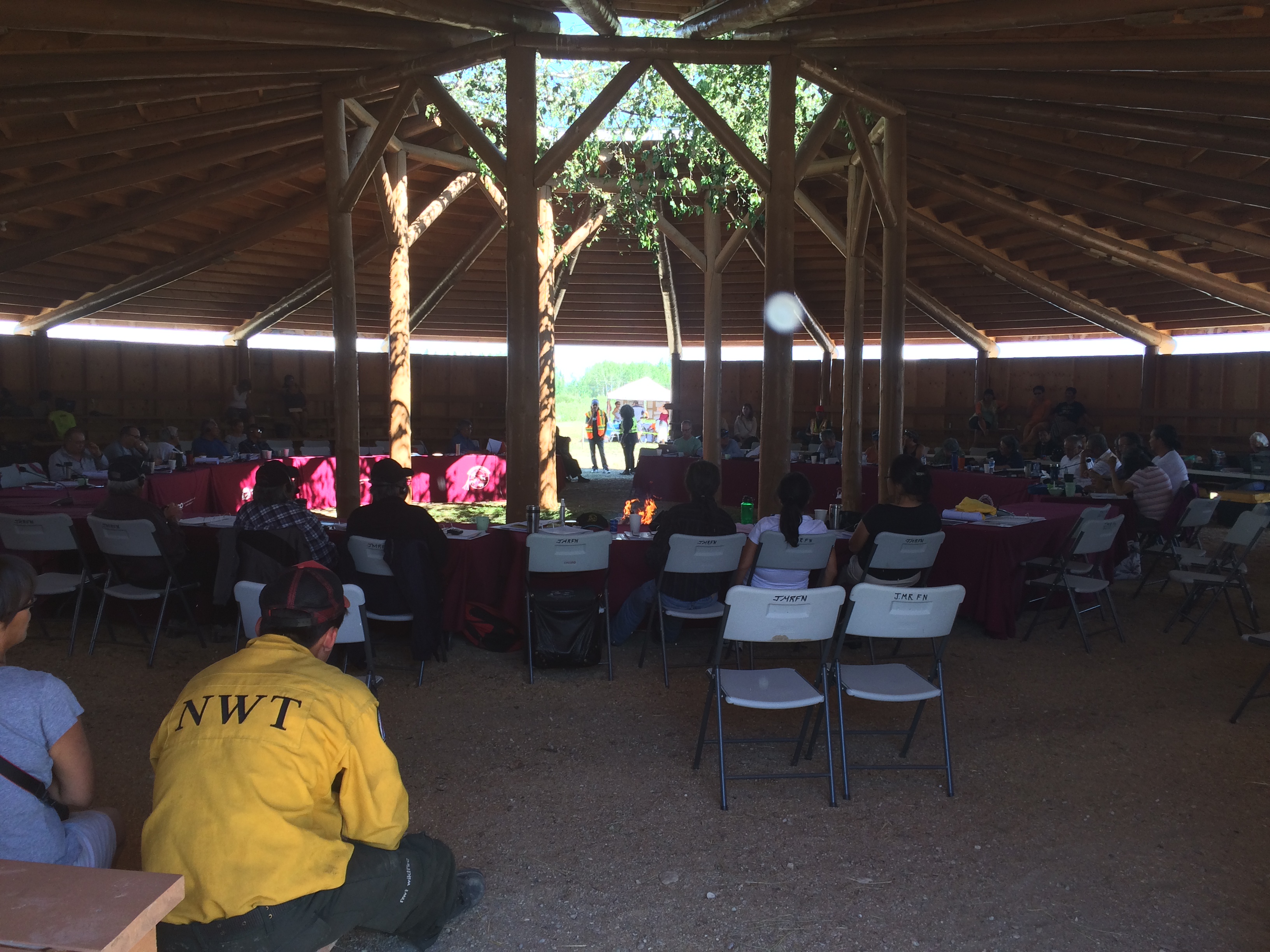 The 24th annual Dehcho First Nation Assembly in Jean Marie River. Image by Brian Castner. Canada, 2016. The 24th annual Dehcho First Nation Assembly in Jean Marie River