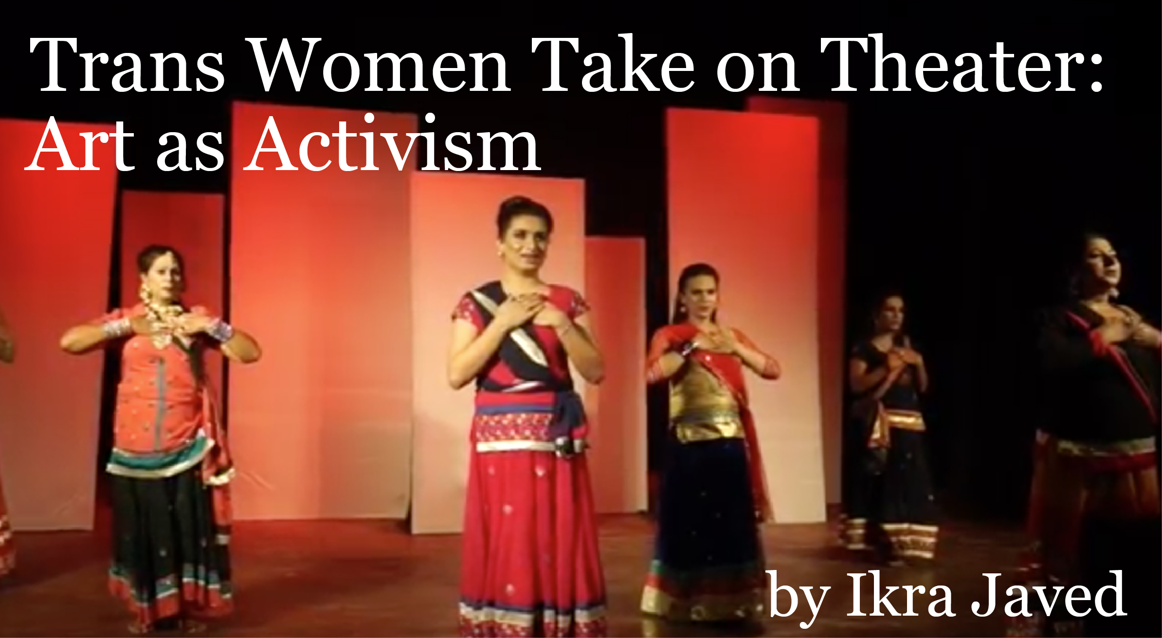 Jannat performs a dance in Teesri Dhun. She doubles as a professional kathak dancer and social activist. Image by Ikra Javed. Pakistan, 2016. Kathak dancer and social activist, Pakistan