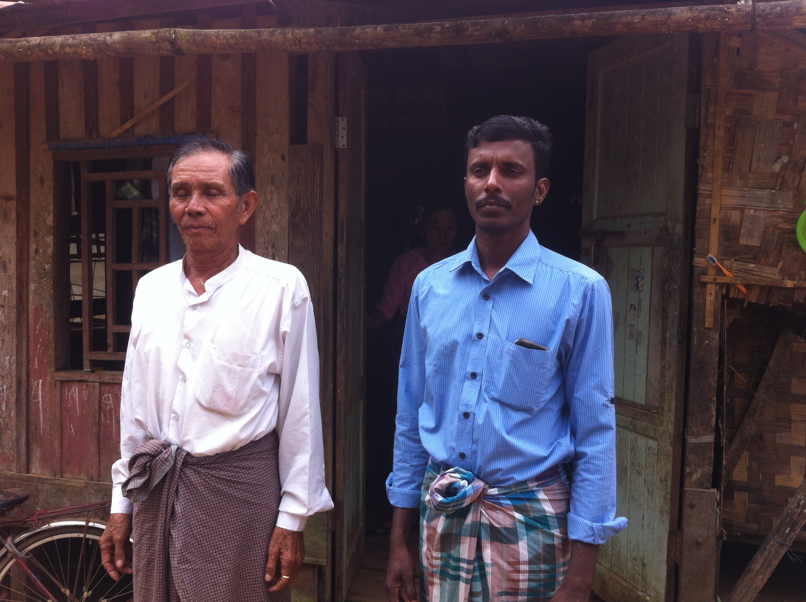 Two villagers displaced by the Thilawa Special Economic Zone in Myanmar (Burma). Media file: img_1339.jpg