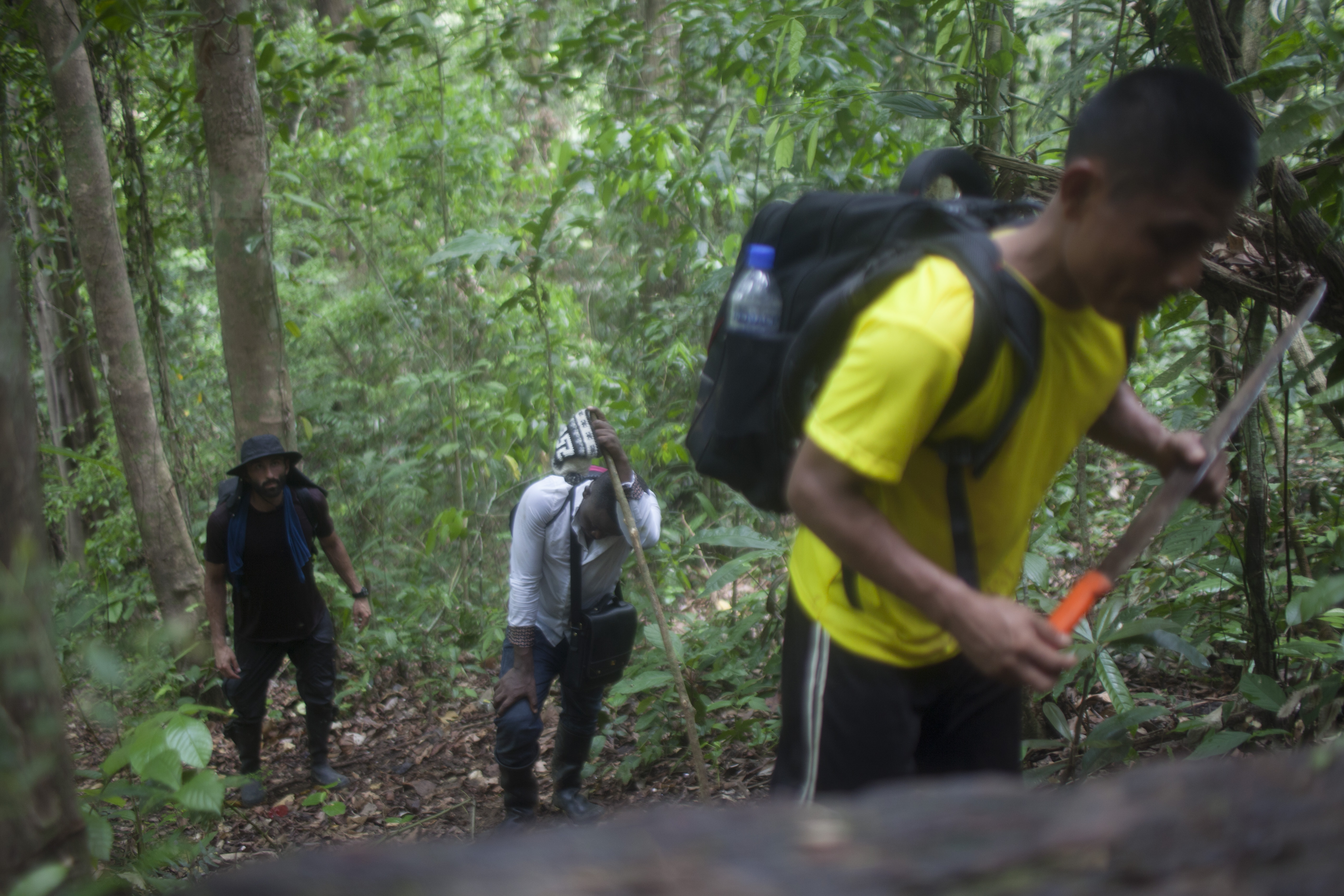 Trekking through the heart of the Darien Gap. Photo by Carlos Villalon. Colombia, 2016. Trekking through the heart of the Darien Gap. Photo by Carlos Villalon. Colombia, 2016.
