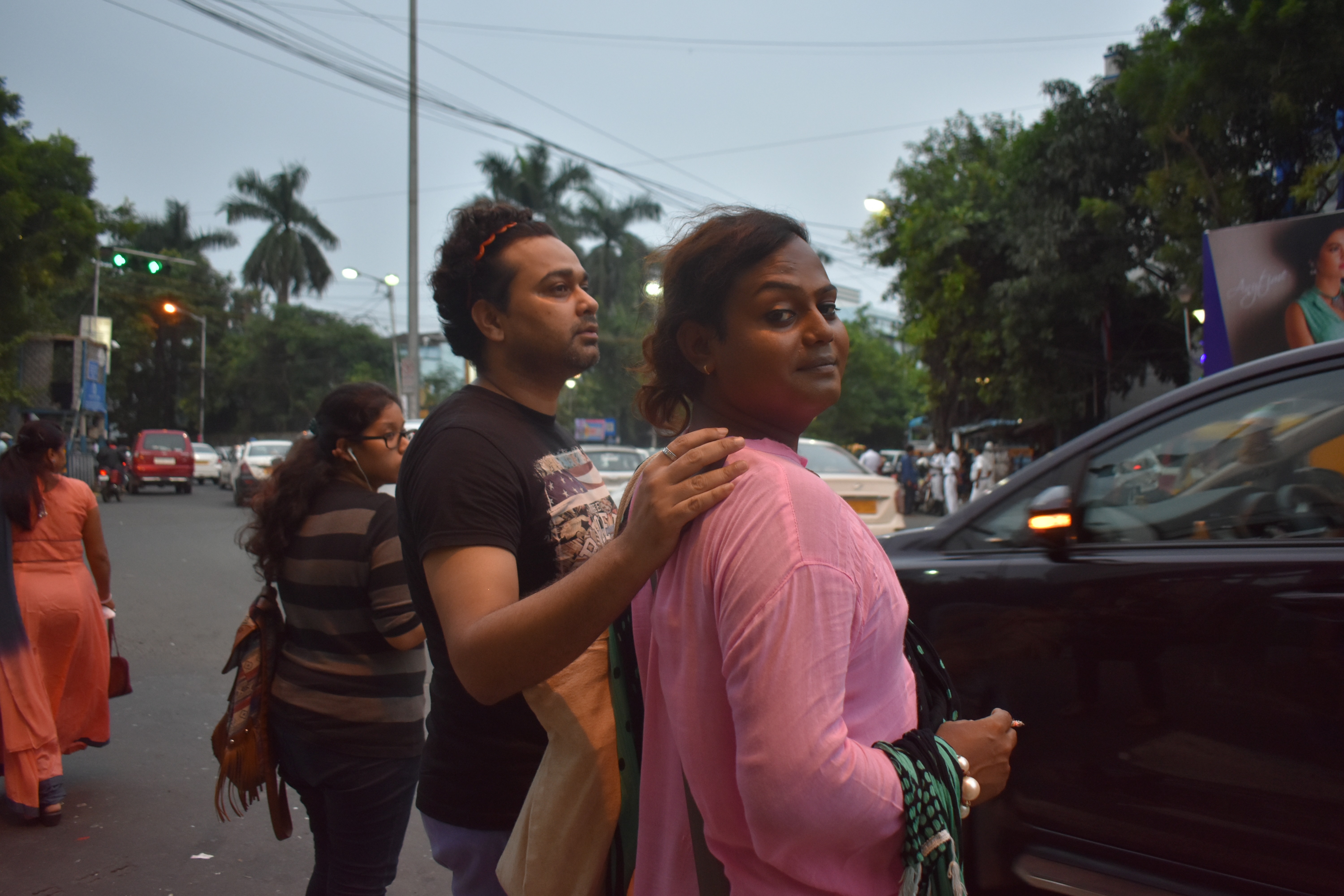 Sintu and her friend Rajdeep are both members of Anandam, an LGBTQ organization in Kolkata. Image by Siyona Ravi. India, 2017. Sintu and her friend Rajdeep are both members of Anandam, an LGBTQ organization in Kolkata. Image by Siyona Ravi. India, 2017.