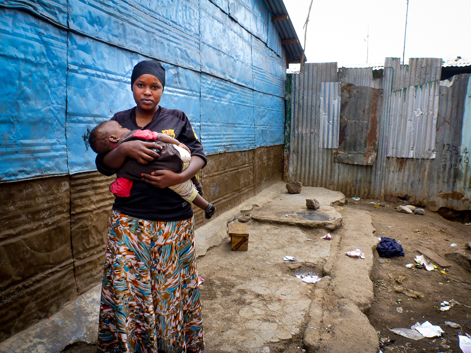 Hadija Ali Abdullah, 18, in the Mathare slums in Nairobi, Kenya. Image by Paul Nevin. Kenya, 2014. Media file: 14.jpg