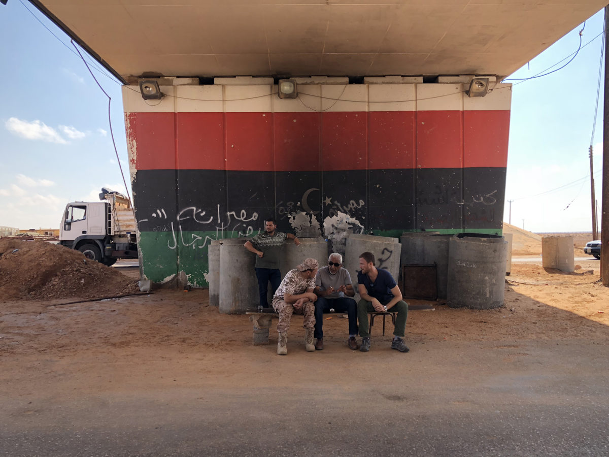 Journalists Christopher Livesay and Alessandro Pavone arrived in Tripoli in early August to report on the re-emergence of the Islamic State group and the immigration crisis. Image by Alessandro Pavone. Libya, 2018. Journalists Christopher Livesay and Alessandro Pavone arrived in Tripoli in early August to report on the re-emergence of the Islamic State group and the immigration crisis. Image by Alessandro Pavone. Libya, 2018.