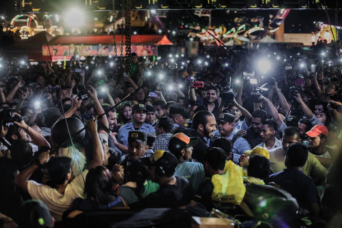 San Salvador Mayor Nayib Bukele. Image by Juan Carlos. El Salvador, 2016.