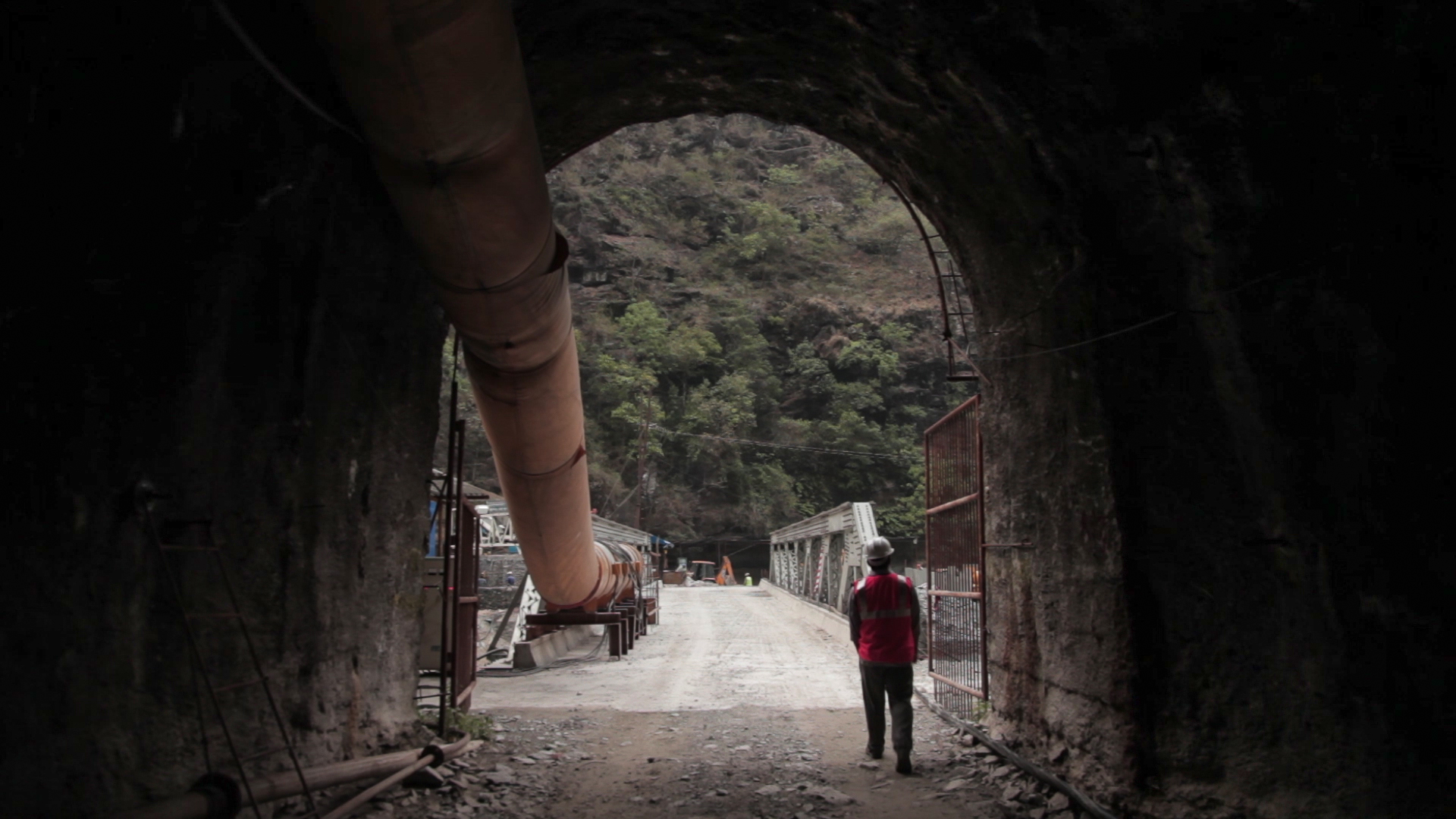 Still under construction after more than ten years, the Melamchi water tunnel has faced numerous delays and setbacks. Image by Pierre Kattar. Nepal, 2015. Media file: tunnel_02_toned.jpg
