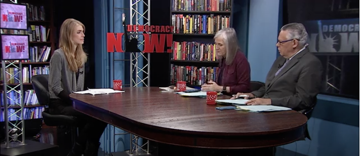 Image from Democracy Now. 2018. Image from Democracy Now. 2018.