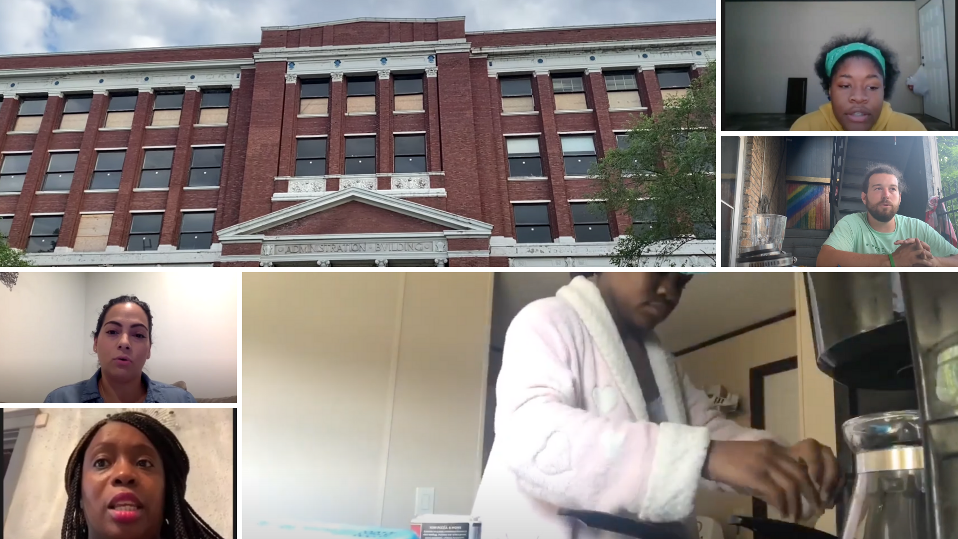 Stills from Free Spirit Media's summer 2020 youth documentary program. Images courtesy of Free Spirit Media. United States, 2020. Stills from Free Spirit Media's summer 2020 youth documentary program. Images courtesy of Free Spirit Media. United States, 2020.