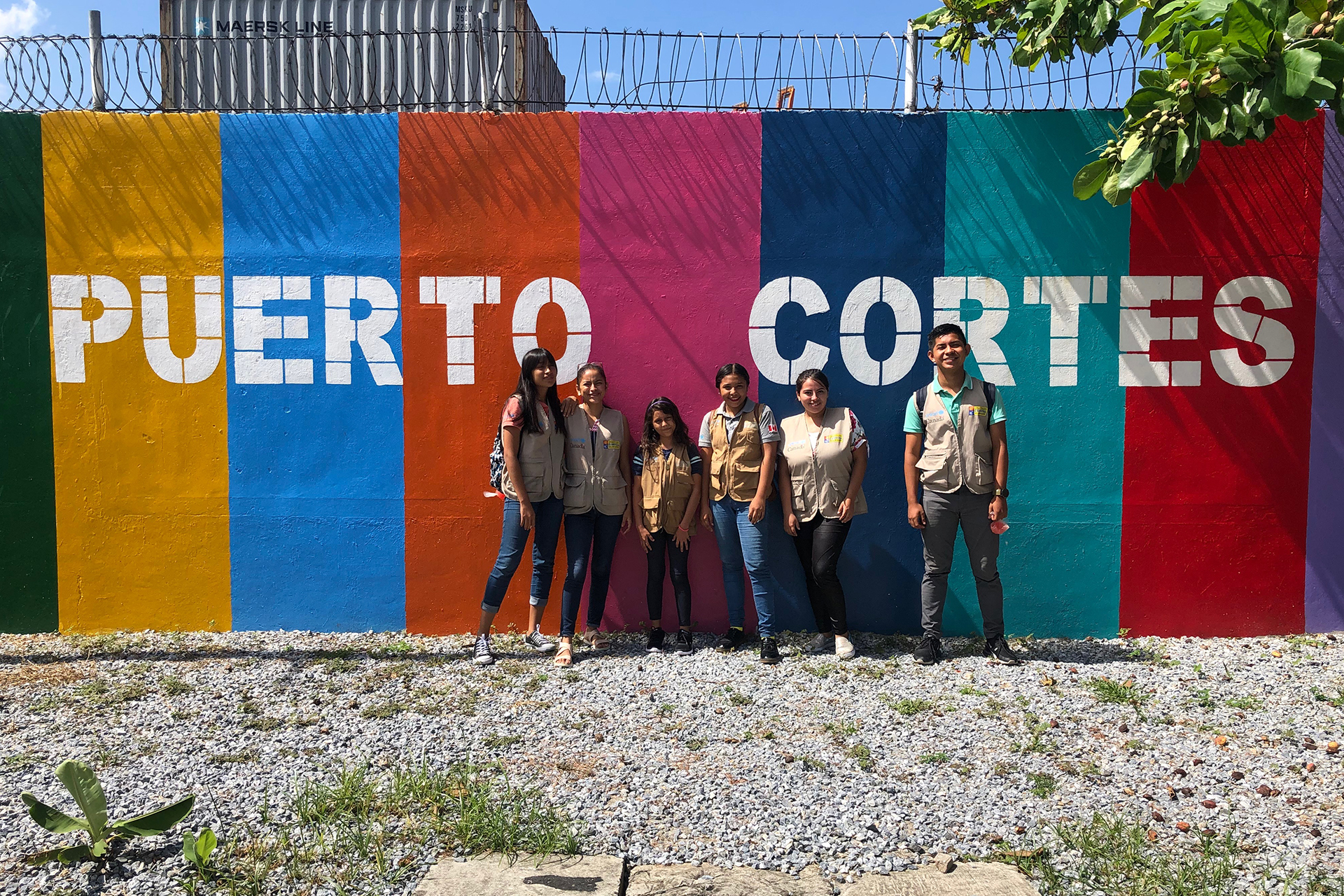 Ten-year-old Stephanie Dubón (third from left) takes part in a young journalists program in Puerto Cortés. Image by Jaime Joyce/TIME for Kids. Honduras, 2019. Ten-year-old Stephanie Dubón (third from left) takes part in a young journalists program in Puerto Cortés. Image by Jaime Joyce/TIME for Kids. Honduras, 2019.