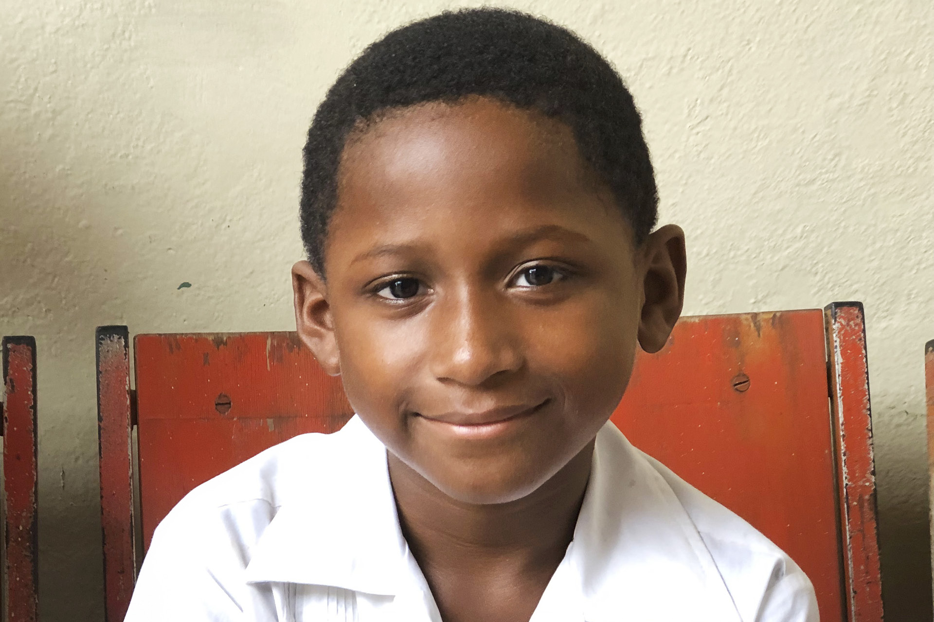 Laer Spencer, 7, lives in La Lima. Image by Jaime Joyce. Honduras, 2019. Laer Spencer, 7, lives in La Lima. Image by Jaime Joyce. Honduras, 2019.