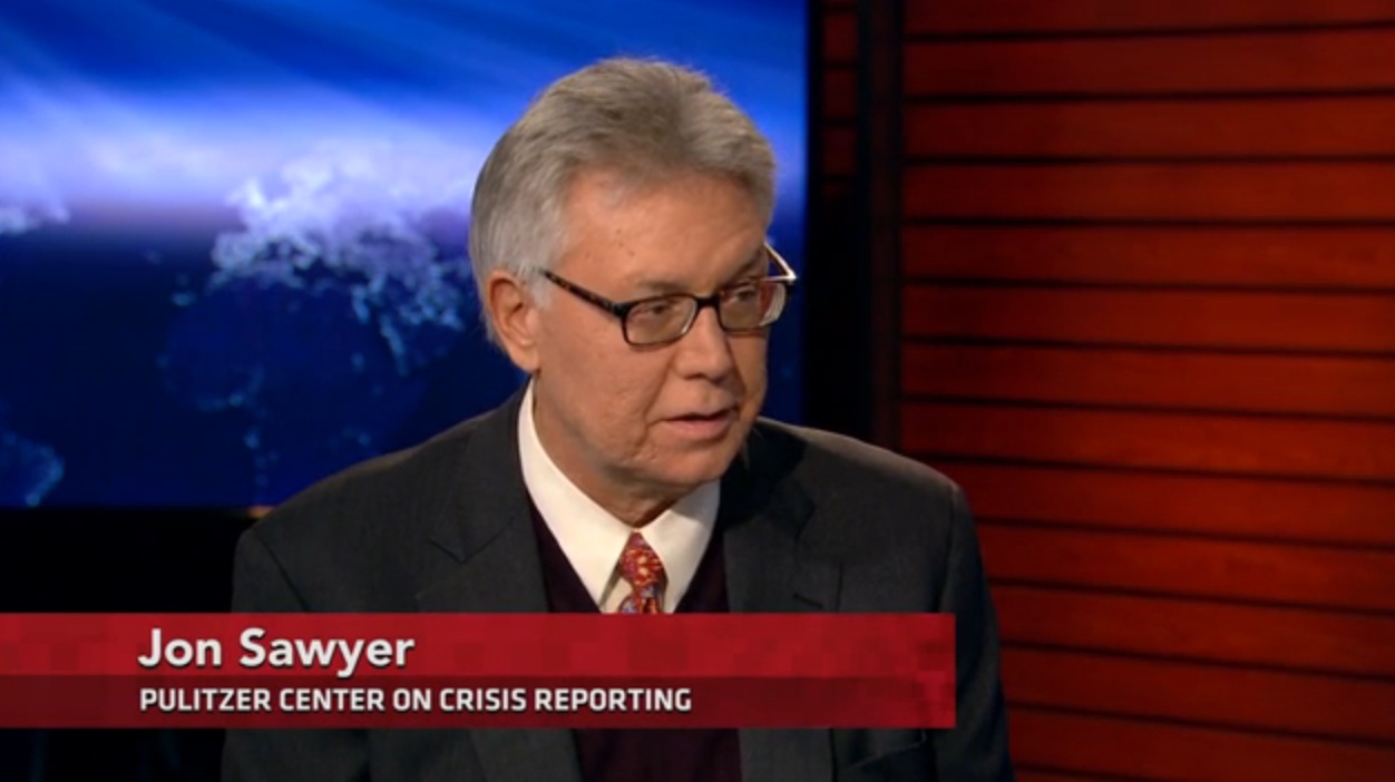 Screenshot from PBS Newshour Interview. Media file: jon.jpg