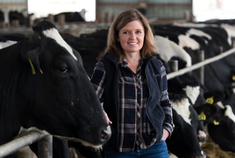 Rene Johnson is an agricultural banker in Wisconsin. Image by Mark Hoffman. United States, 2019. Rene Johnson is an agricultural banker in Wisconsin. Image by Mark Hoffman. United States, 2019.