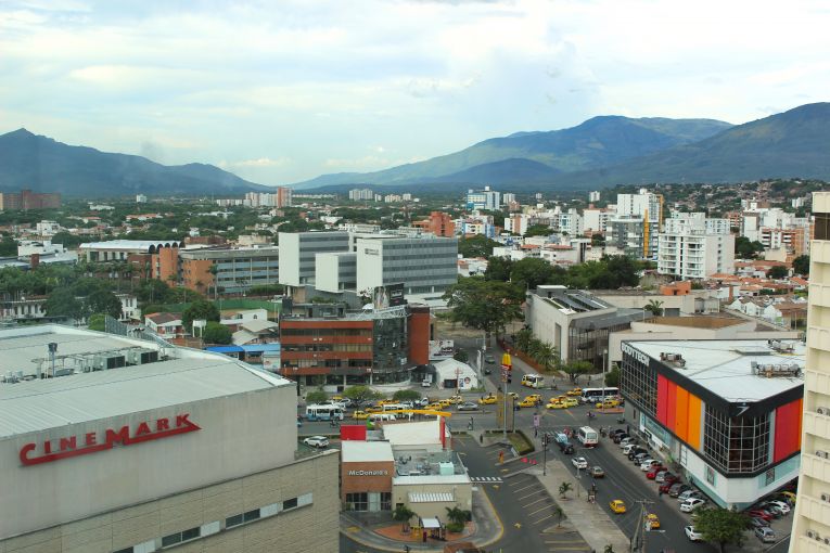 A skyline of Cucuta from above. Image by Mariana Rivas. Colombia, 2019. A skyline of Cucuta from above. Image by Mariana Rivas. Colombia, 2019.