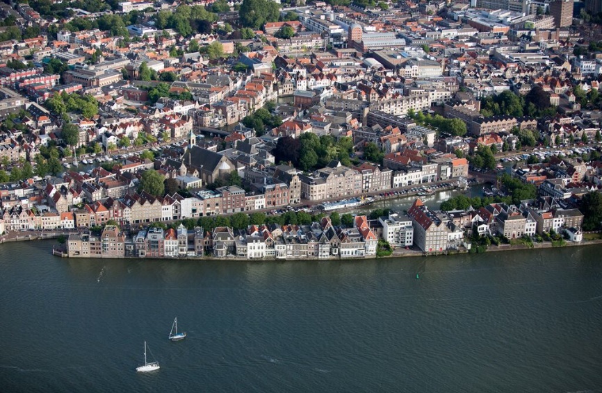 Dordrecht, one of the oldest cities in The Netherlands, needs flood protection. Image by Alex MacLean. Netherlands, 2015.