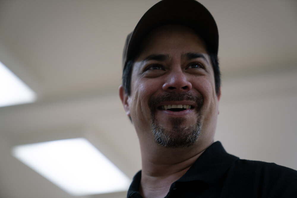 Tim Kamaka, hotel manager and Kaktovik resident. Image by Nick Mott. United States, 2019. Tim Kamaka, hotel manager and Kaktovik resident. Image by Nick Mott. United States, 2019.