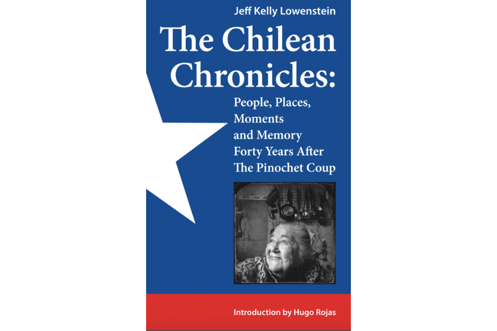 'The Chilean Chronicles: Moments and Memory Forty Years After The Pinochet Coup' book cover with photo from reporting project. Image by Jon Lowenstein. Chile, 2013. 'The Chilean Chronicles: Moments and Memory Forty Years After The Pinochet Coup' book cover with photo from reporting project. Image by Jon Lowenstein. Chile, 2013.