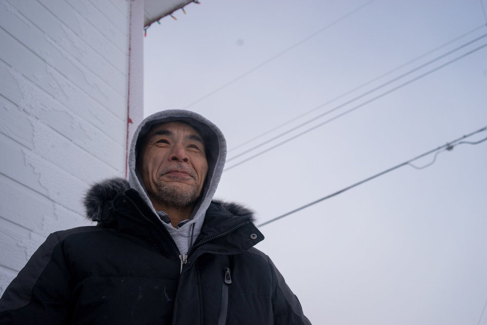 James Ungalaq, lead singer of Northern Haze. Image by Nick Mott. Canada, 2018. James Ungalaq, lead singer of Northern Haze. Image by Nick Mott. Canada, 2018.