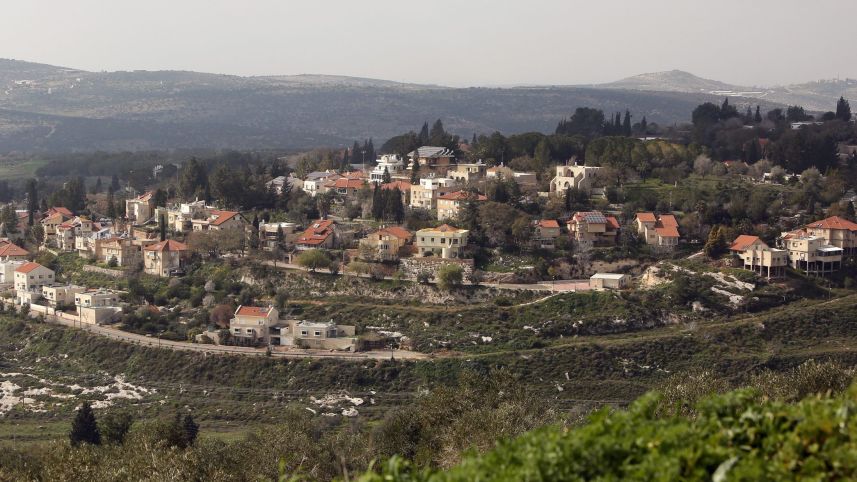 A view of the Israeli settlement of Kedumim, near the Palestinian town of Nablus. Image courtesy of AFP. Media file: 2873127300.jpg