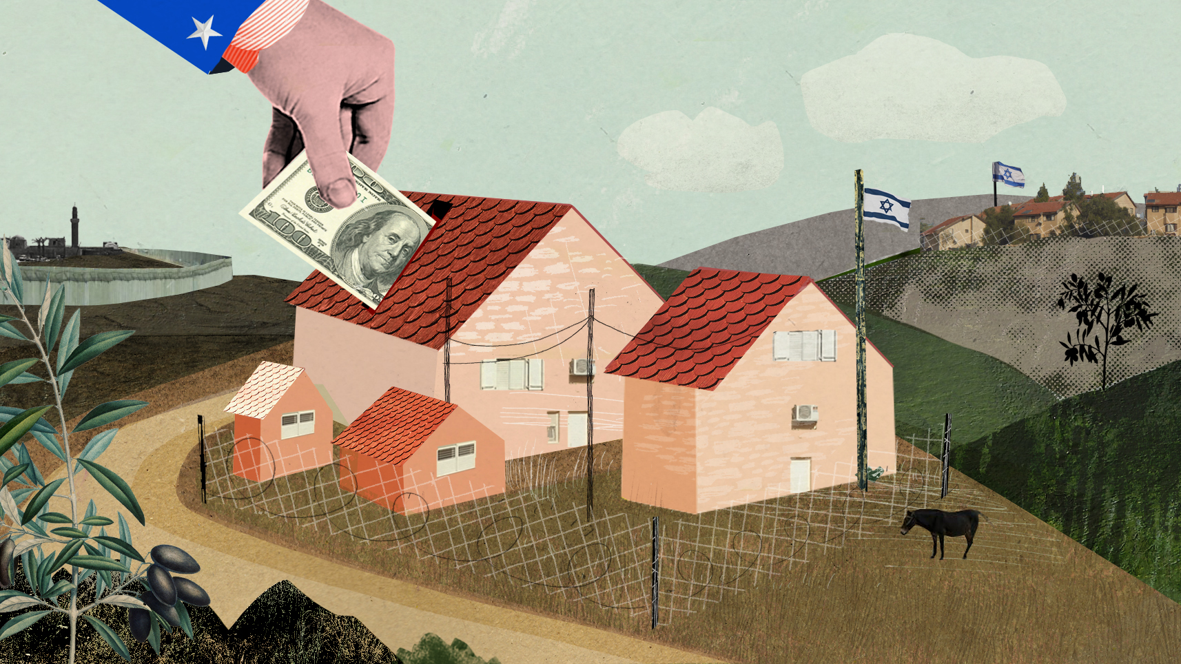 Illustration by Netalie Ron-Raz, courtesy of Haaretz.