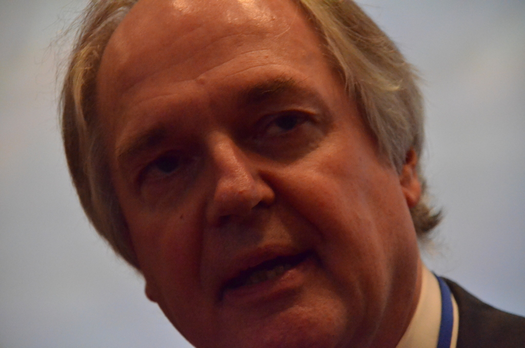 Unilever CEO Paul Polmon. Image by Justin Catanoso. Peru, 2014. Media file: dsc_0160.jpg