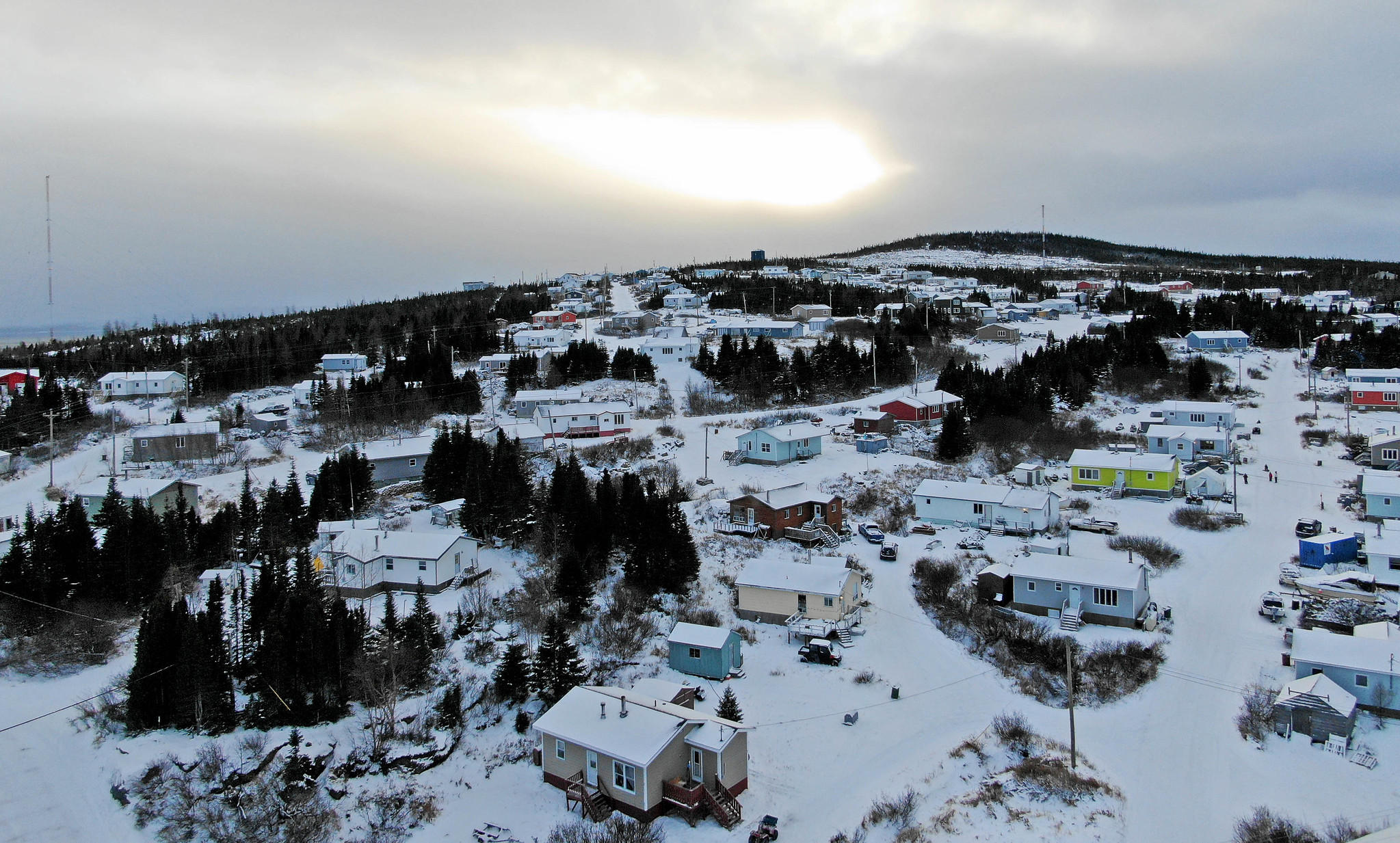 Rigolet, a town of about 350 people, is the southern most Inuit town in Labrador and sits about 90 miles from Happy Valley-Goose Bay, Labrador. Image by Michael Seamans. Canada, 2019. Rigolet, a town of about 350 people, is the southern most Inuit town in Labrador and sits about 90 miles from Happy Valley-Goose Bay, Labrador. Image by Michael Seamans. Canada, 2019.