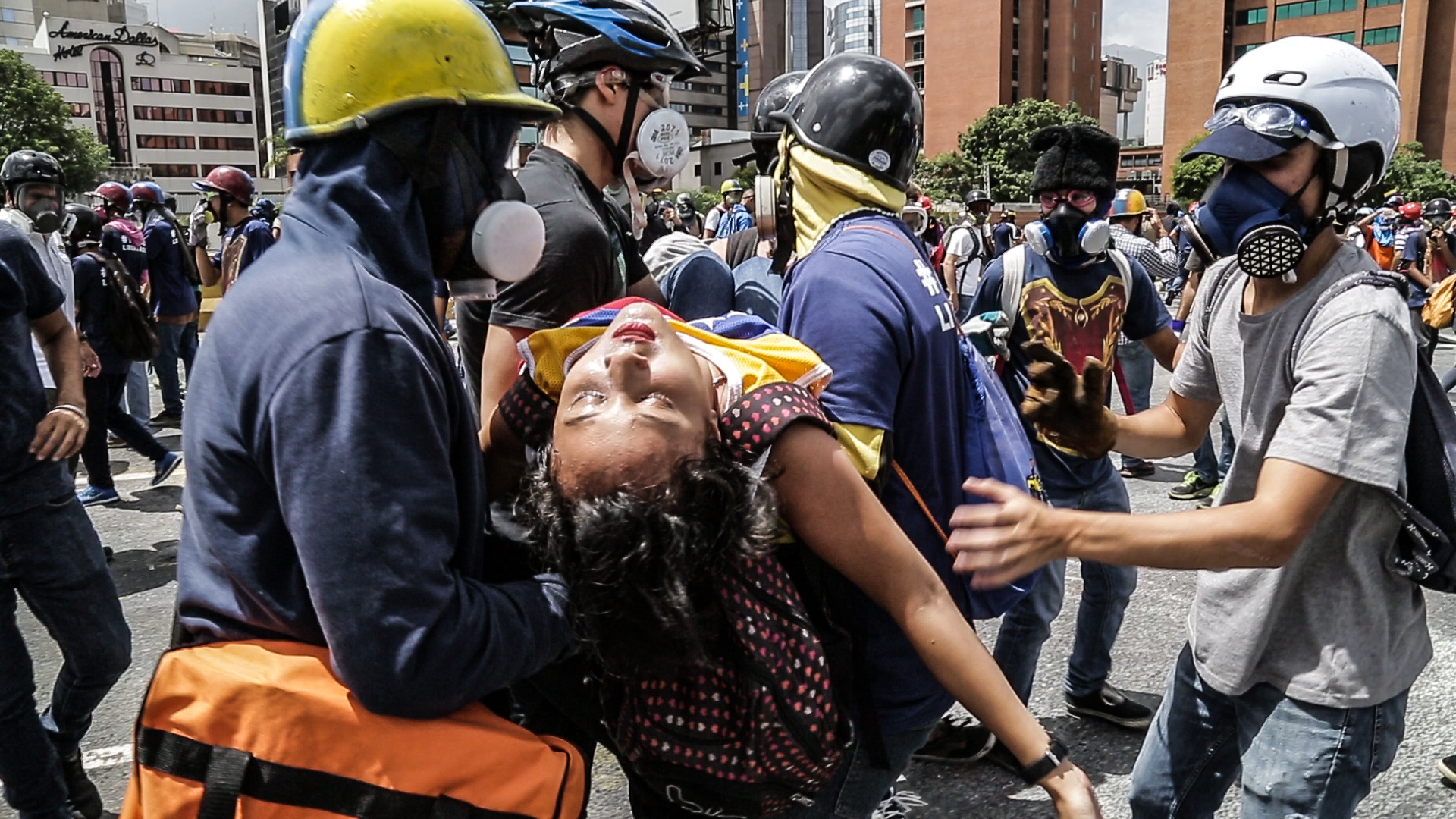 Clashes in Venezuela. Image by Nadja Drost. Venezuela, 2017. Clashes in Venezuela. Image by Nadja Drost. Venezuela, 2017.