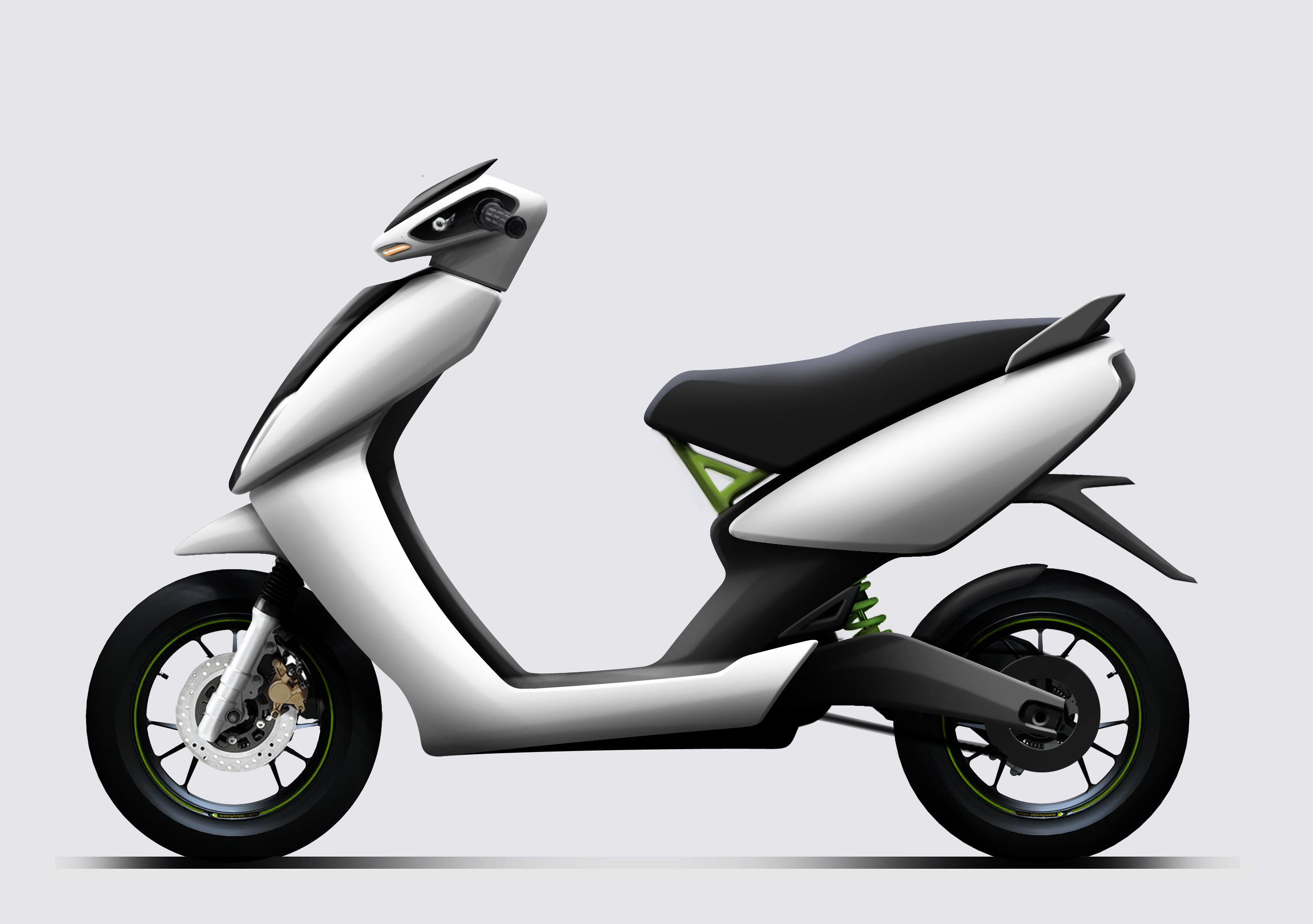 Ather Energy's smart electric scooter is set to debut in the market next year. Image courtesy of Ather Energy. Media file: 001_ather_side.jpg