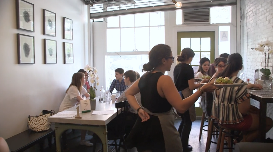 Still from A Table for All. Image by Thea Piltzecker and Liz Scherffius. New York, 2018. Still from A Table for All. Image by Thea Piltzecker and Liz Scherffius. New York, 2018.