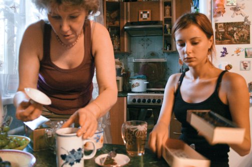 Model Maria Klimova and her mother prepare to emigrate from their hometown. Image by Anna Nemtsova. Russia, 2012. Media file: 1347892729477.cached.jpg
