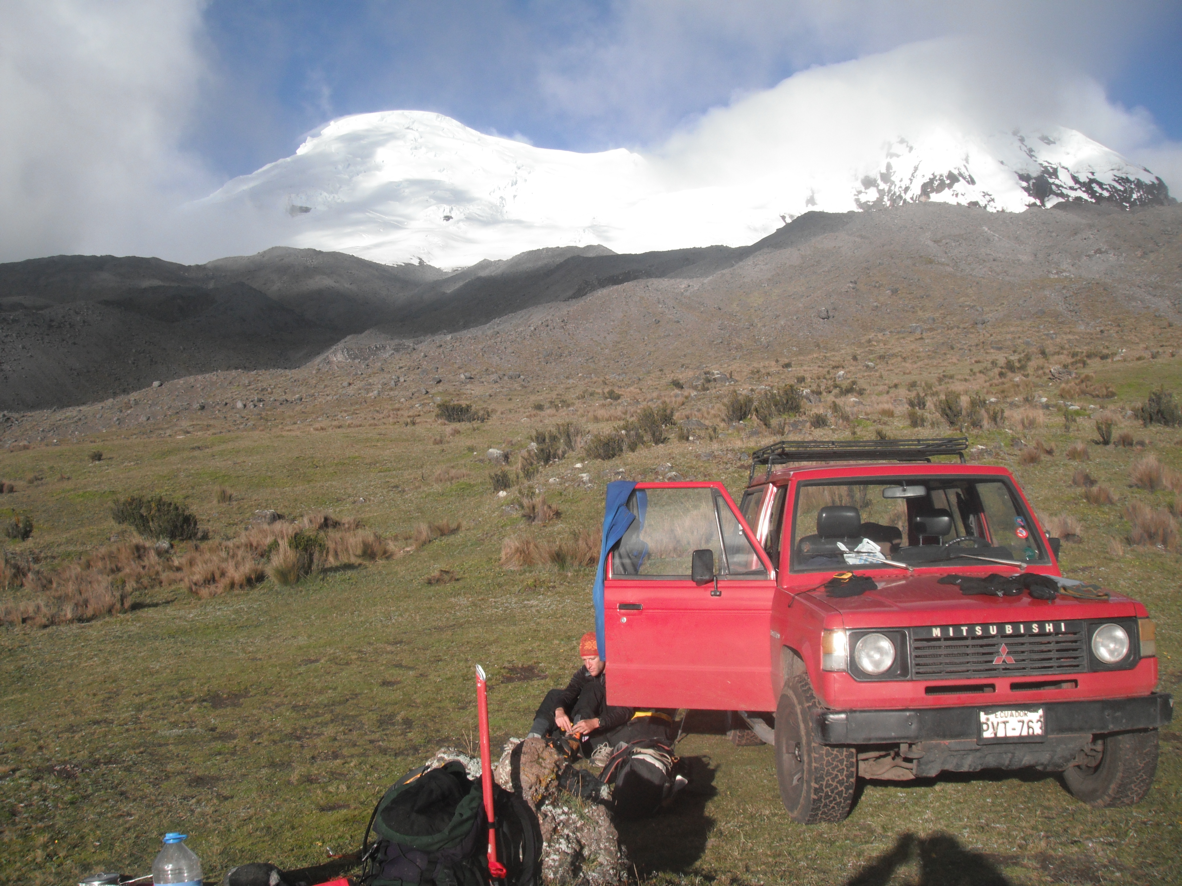 Antisana from base camp. Image by Simeon Tegel. Ecuador, 2012. Media file: 1.jpg