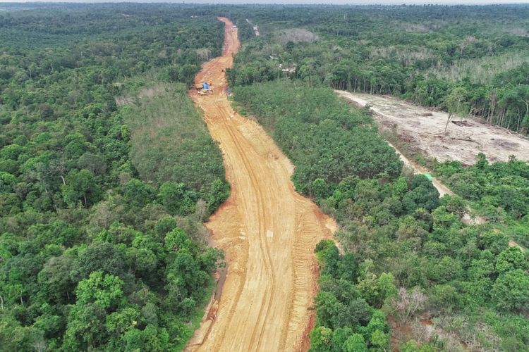 erwan 3.jpg PT Marga Bara Jaya’s new coal haul road. Image by Erwan Hermawan/TEMPO. Indonesia, 19 June 2020.