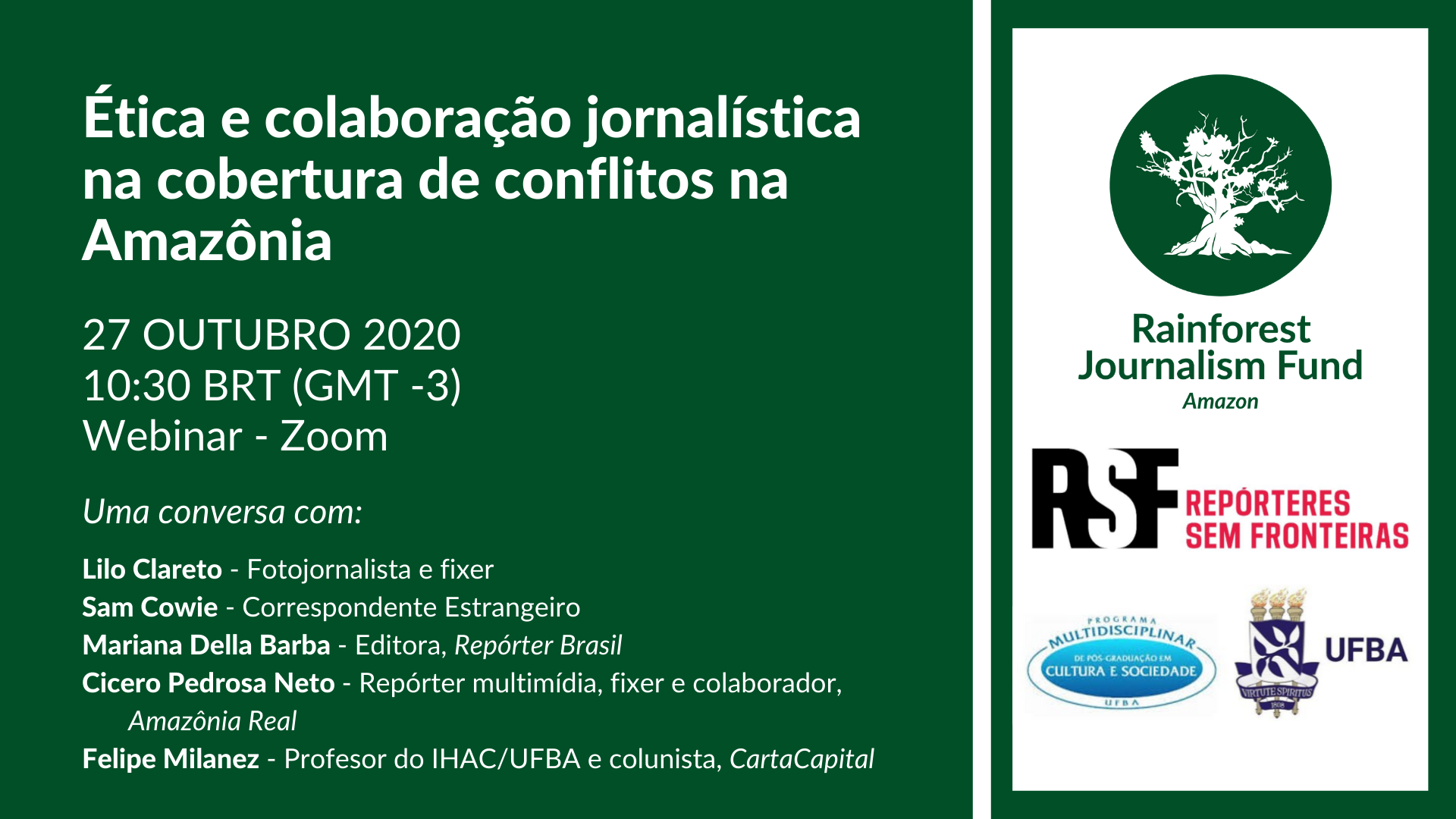 Ética e colaboração jornalística na cobertura de conflitos na Amazônia