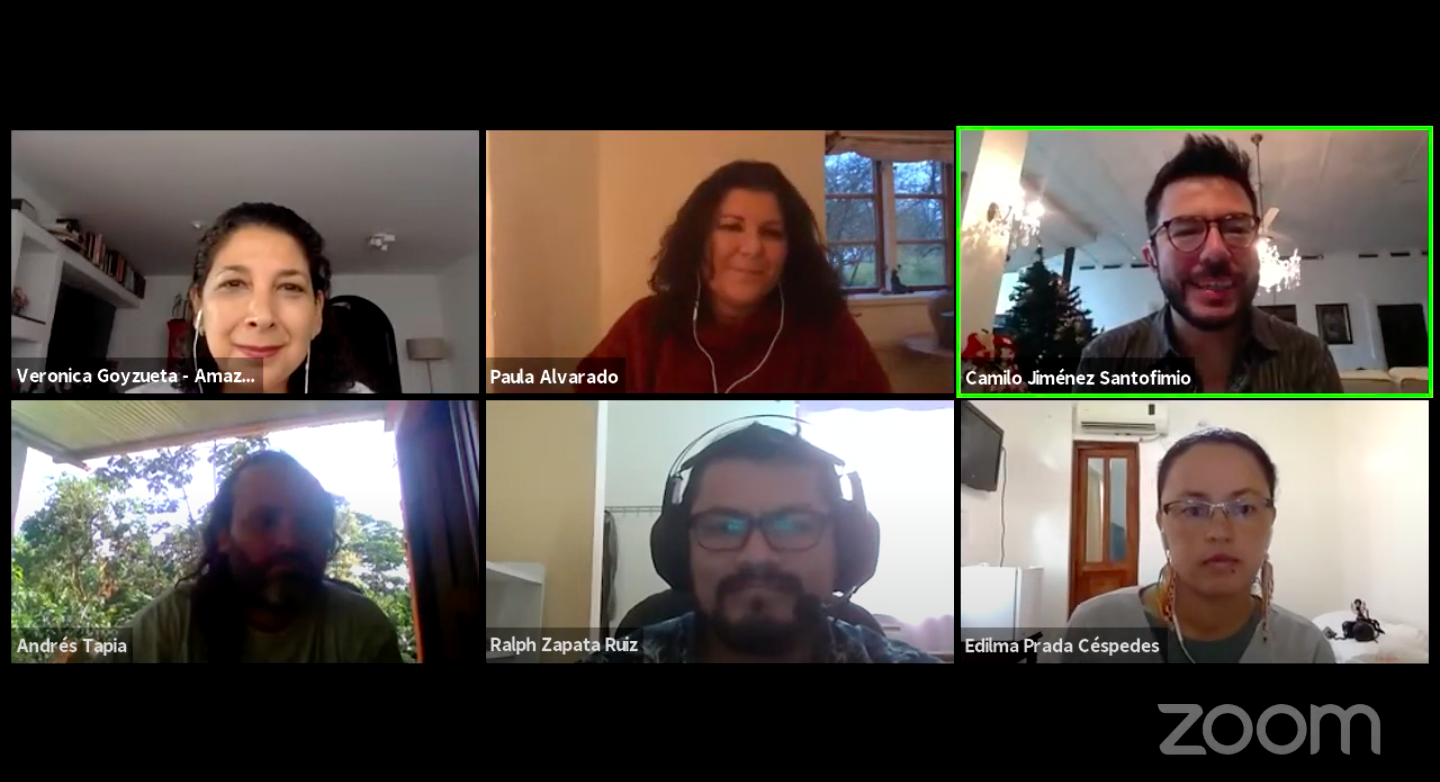 Pensar en la importancia de fomentar las conexiones entre los narradores indígenas o locales y el periodismo en una época de rápidos cambios globales y ambientales. Esa es la propuesta de este webinario organizado por el Amazon Rainforest Journalism Fund (Amazon RJF) e The Tenure Facility. Pensar en la importancia de fomentar las conexiones entre los narradores indígenas o locales y el periodismo en una época de rápidos cambios globales y ambientales. Esa es la propuesta de este webinario organizado por el Amazon Rainforest Journalism Fund (Amazon RJF) e The Tenure Facility.
