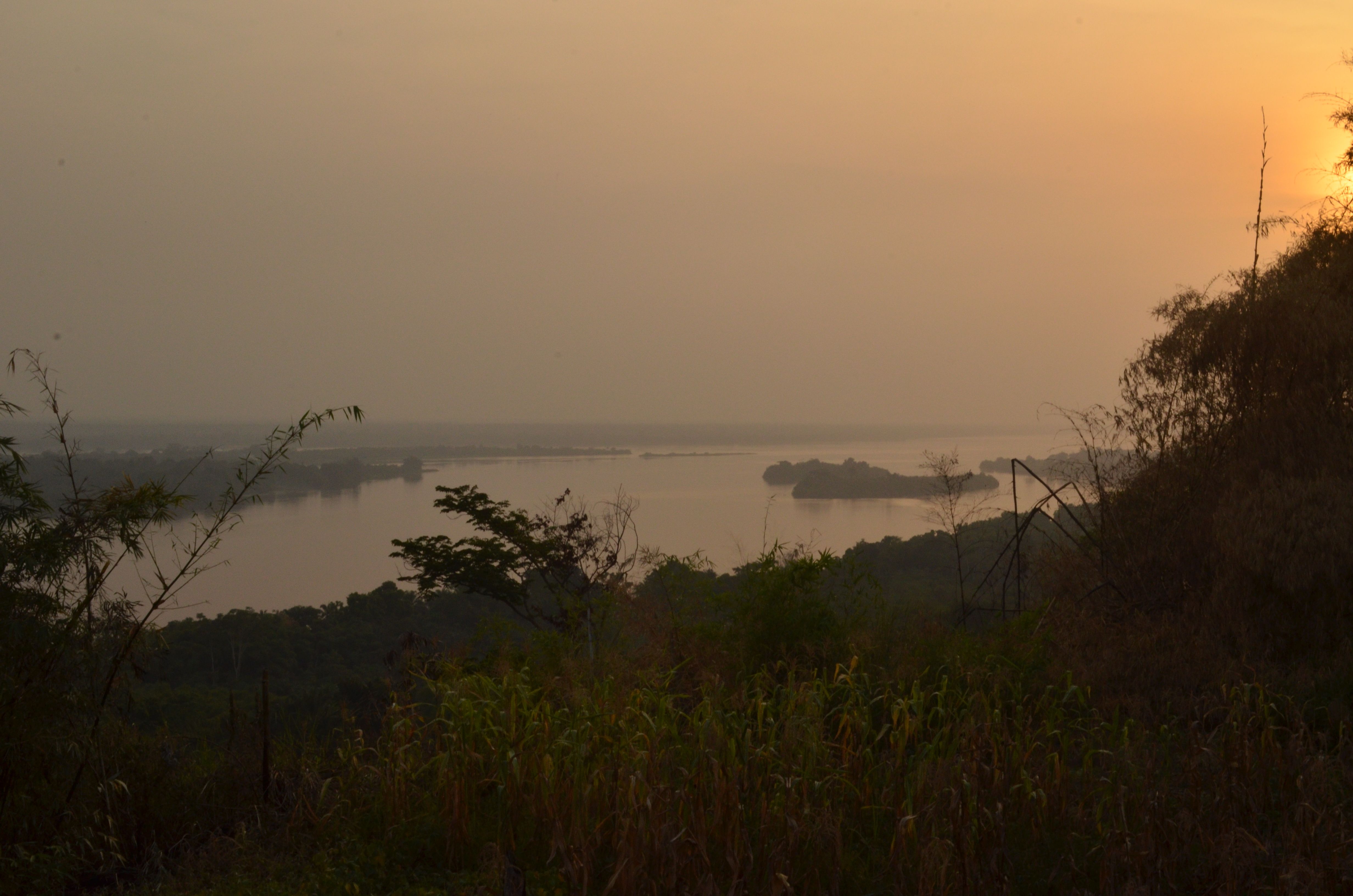 The Yangambi Research Station, overlooking the Congo River, in the Democratic Republic of the Congo.