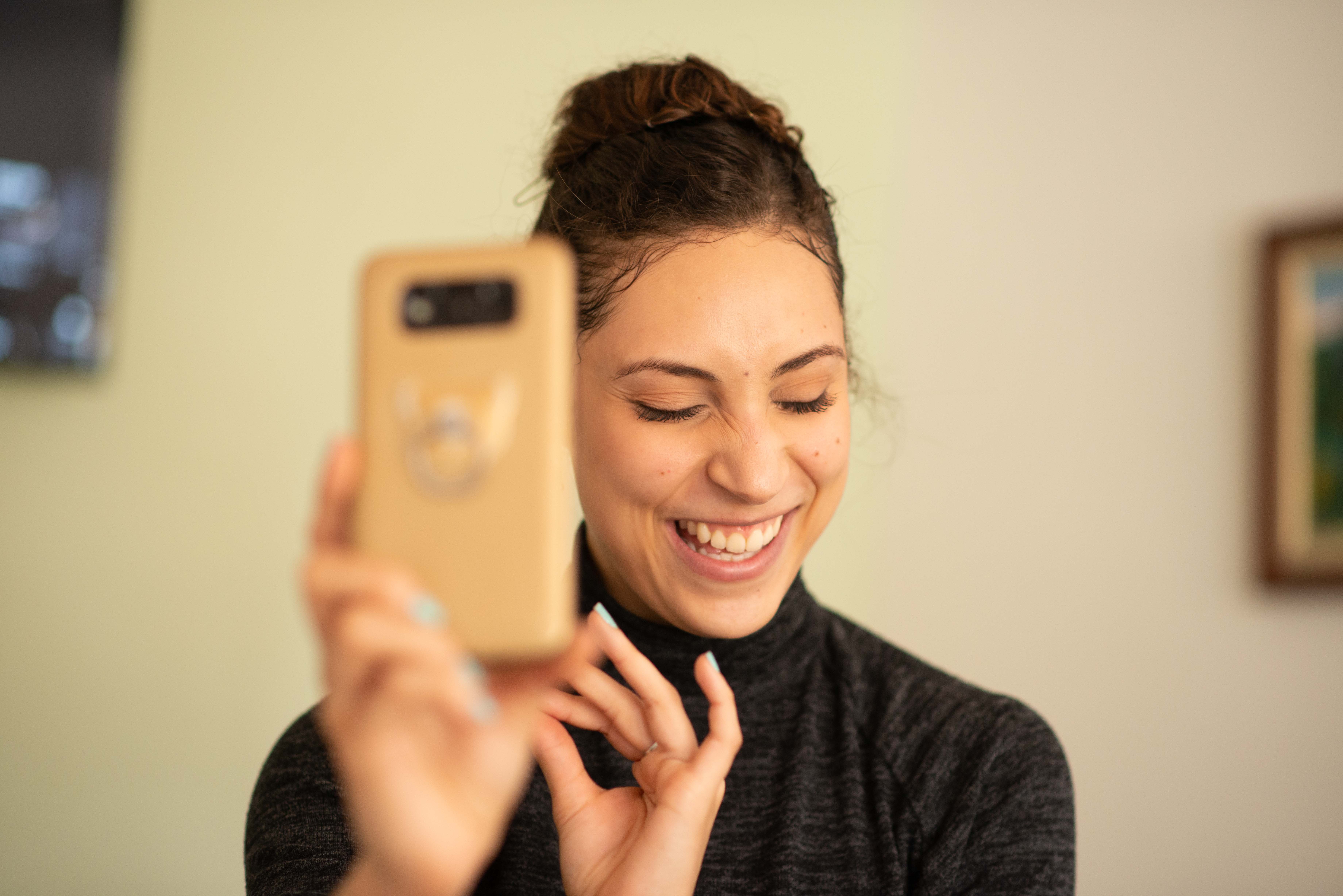 LGP_5846.jpg Ballerina Astrid Arvelo smiles during a phone interview.