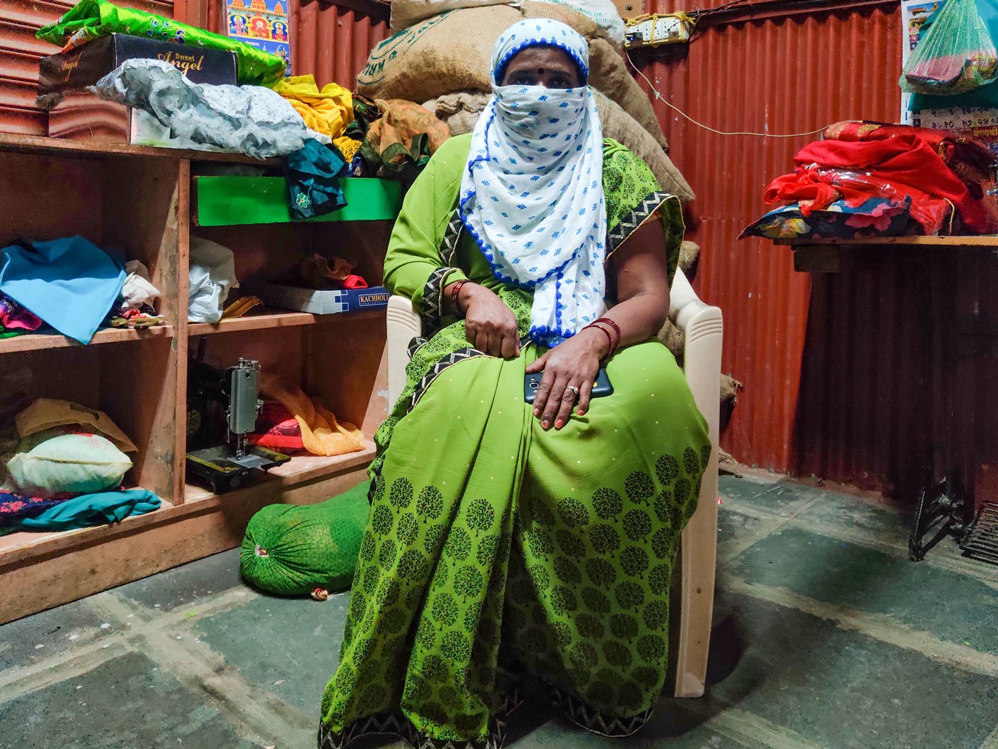 woman sitting