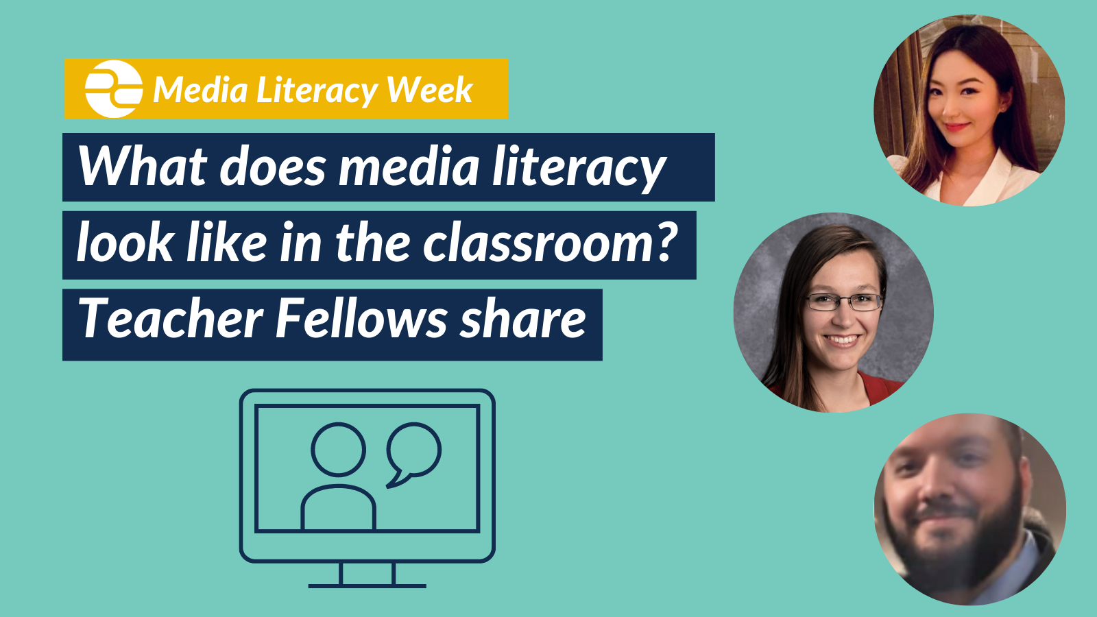 K-12 Webinar Graphics.png Graphic with photos of teacher fellows