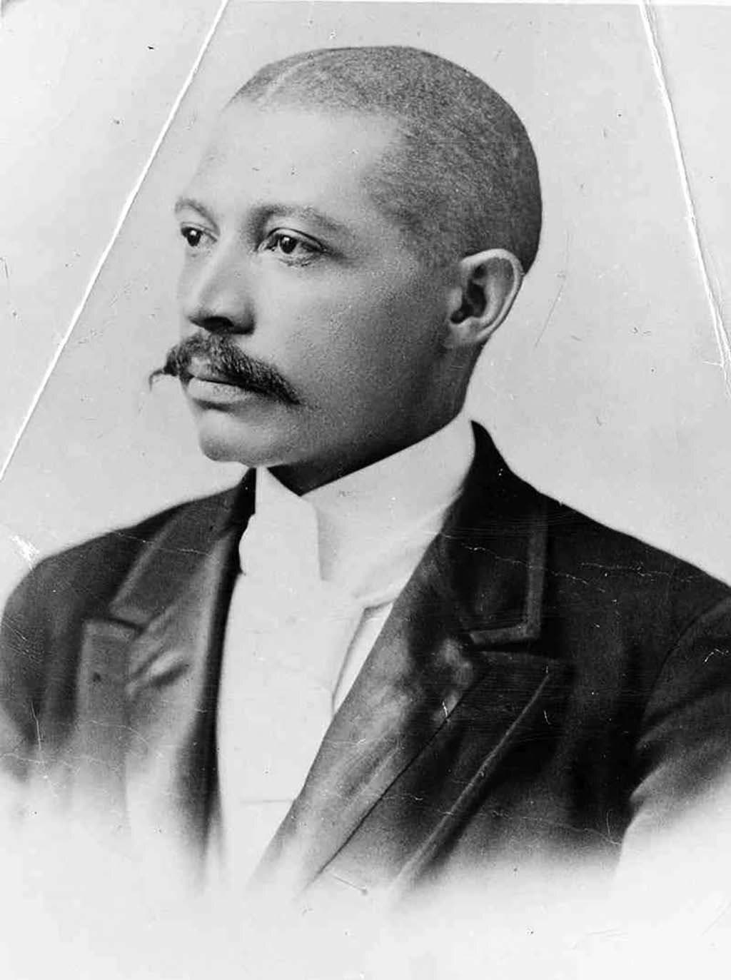 Black and white image of George Washington Williams